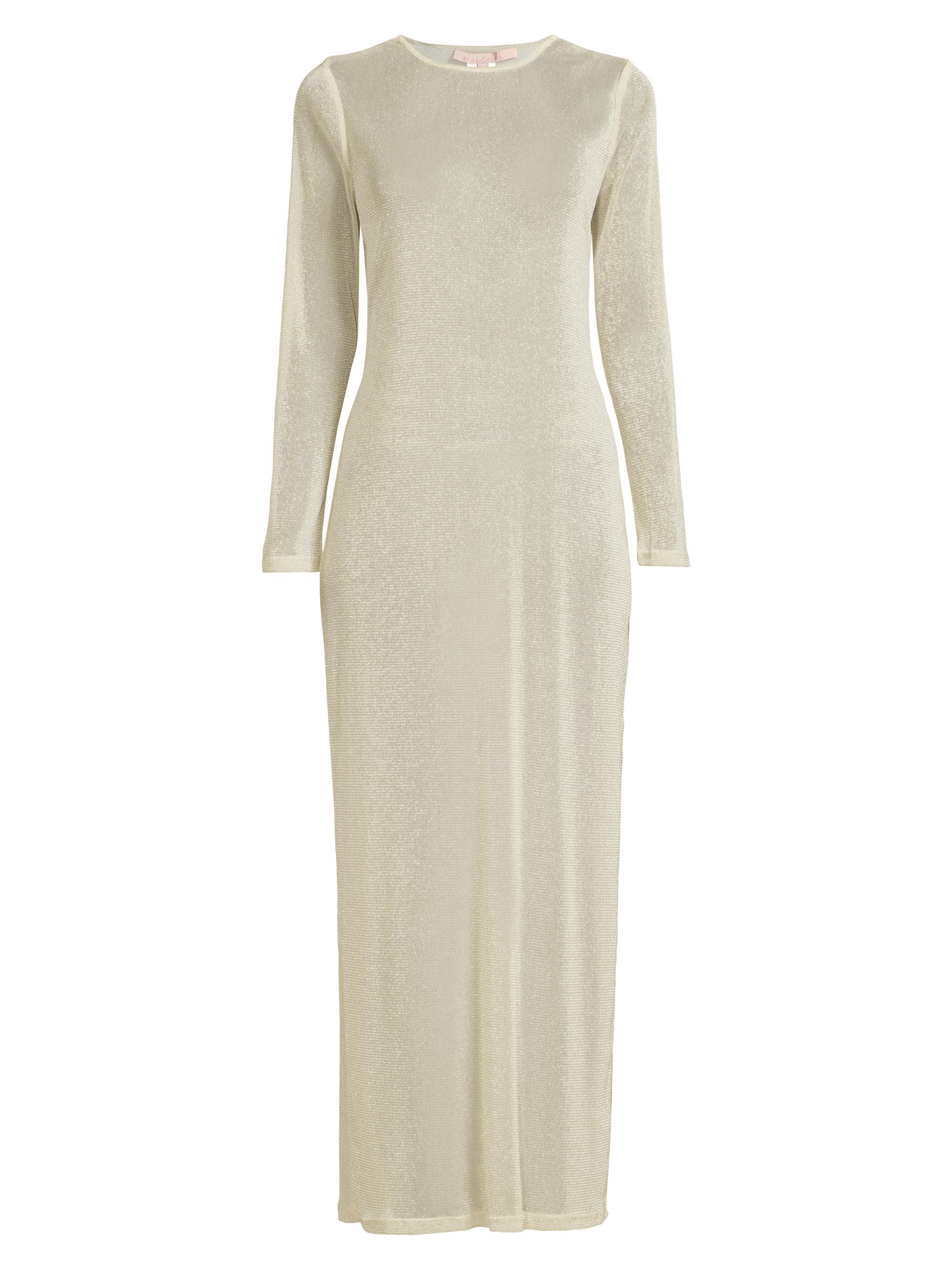 Hutch Women's Niko Mesh Long-Sleeve Cover-Up Dress - Cream