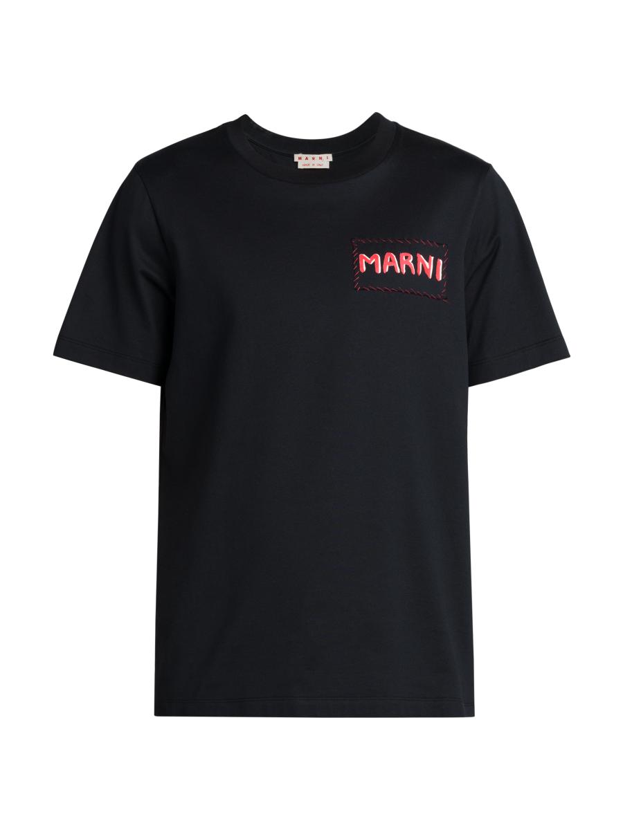 ★Marni★ ロゴ フロックTシャツ LOGO T-SHIRTS / MARNI ロゴTシャツ（Tシャツ/カットソー