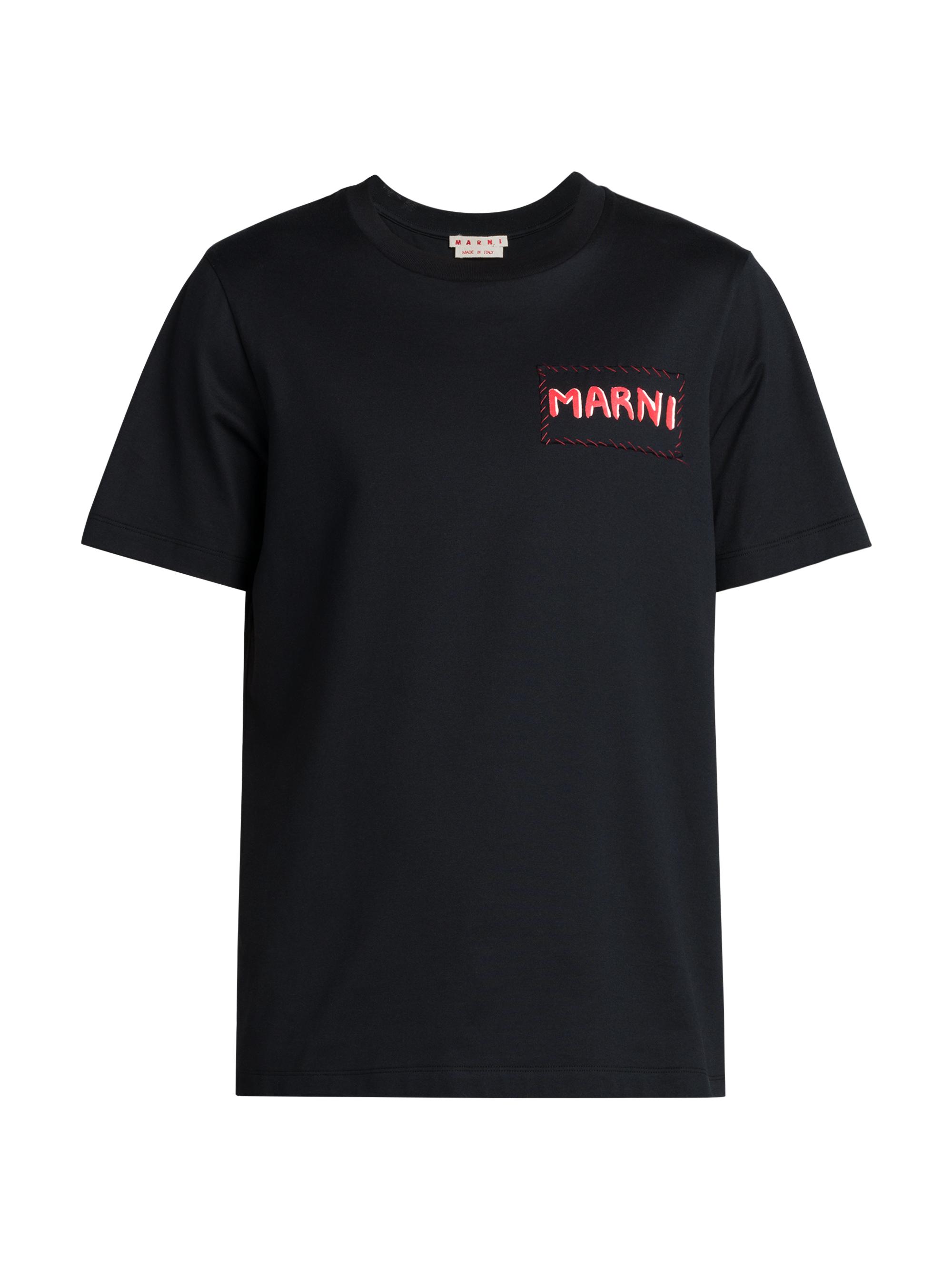 Marni Logo Crewneck T-Shirt | Saks Fifth Avenue