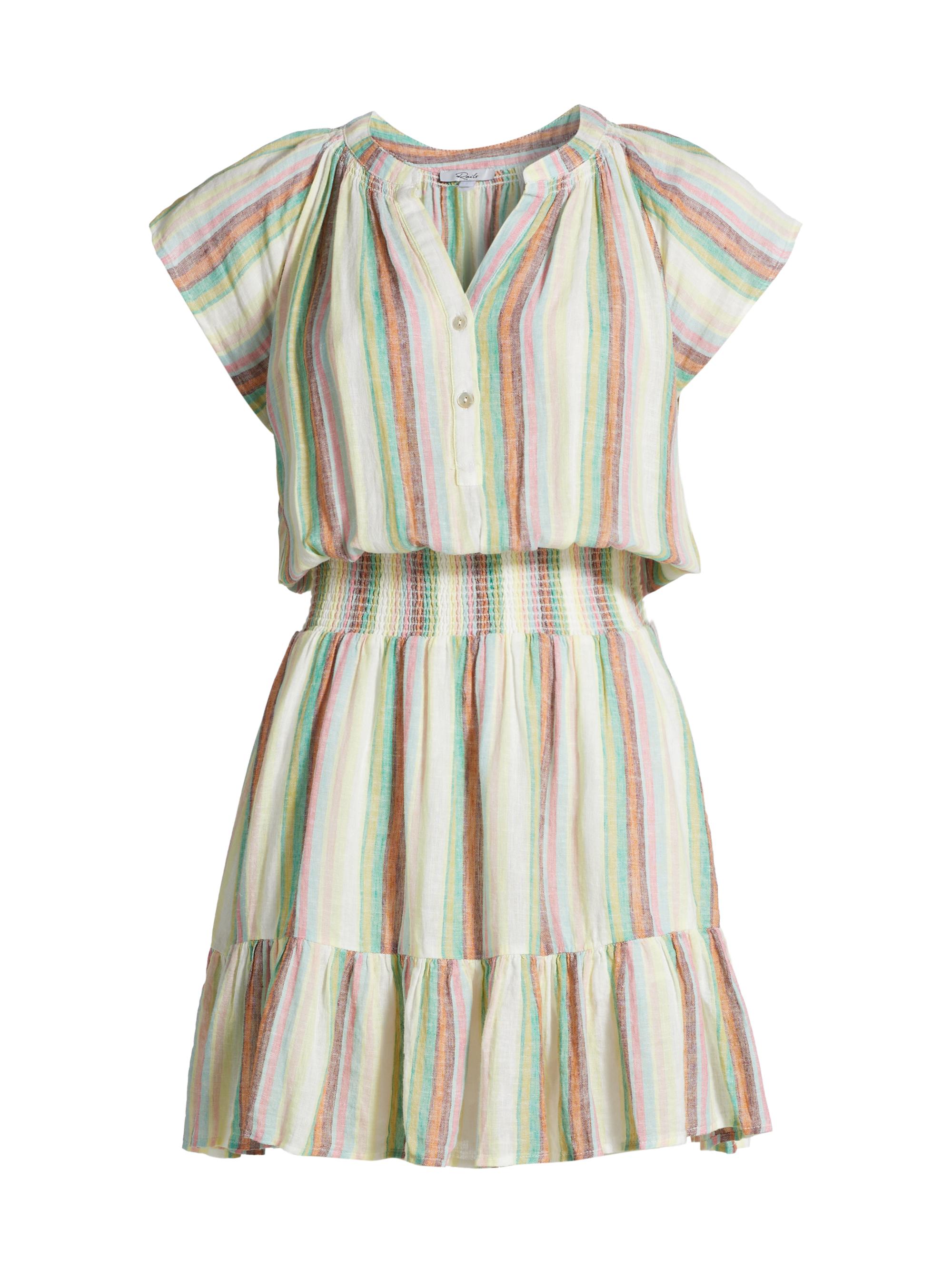 Rails Women's Augustine Stripe Linen-Blend Minidress - Palais Stripe