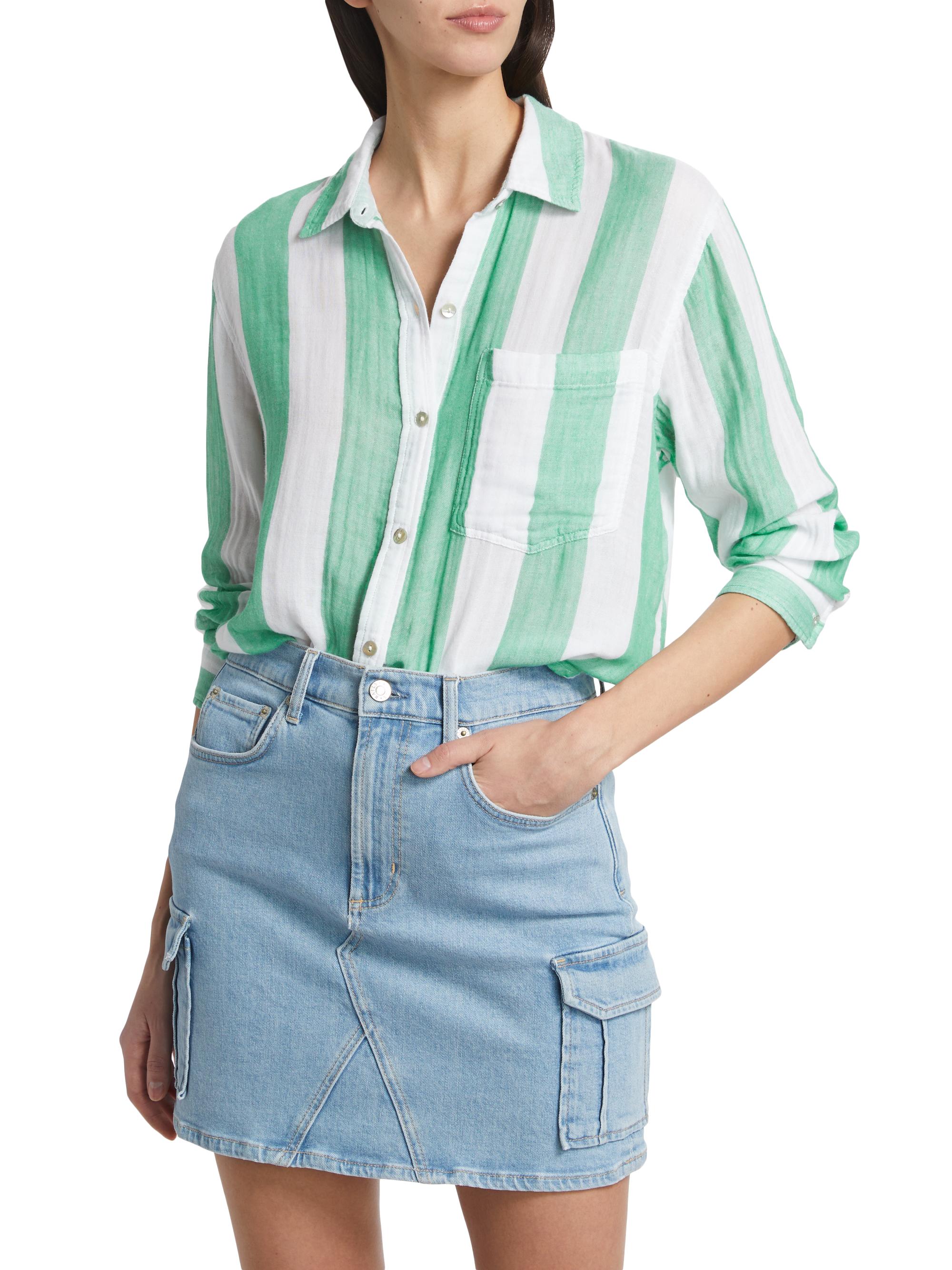 Jaylin Stripe Cotton Shirt