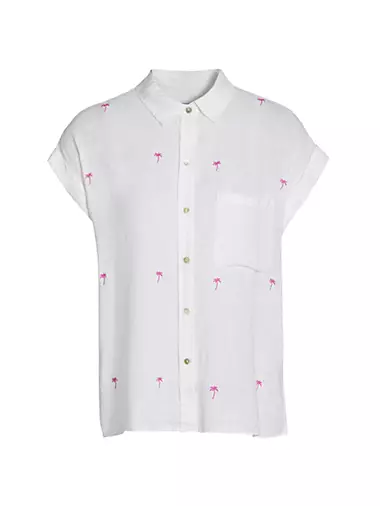 Whitney Linen-Blend Shirt