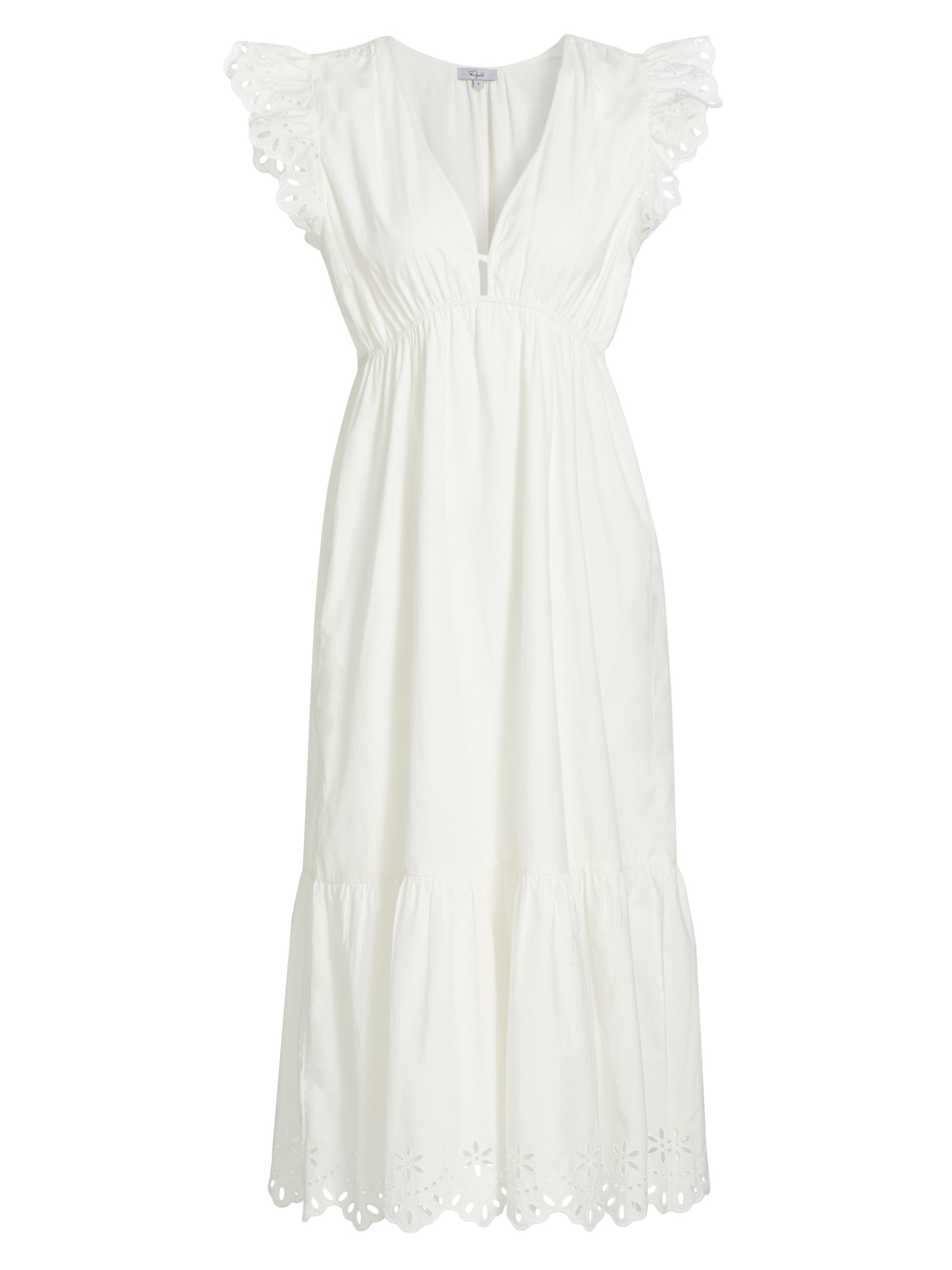 Derek Lam 10 Crosby Esmeray Striped Linen-Blend Midi-Dress | Saks