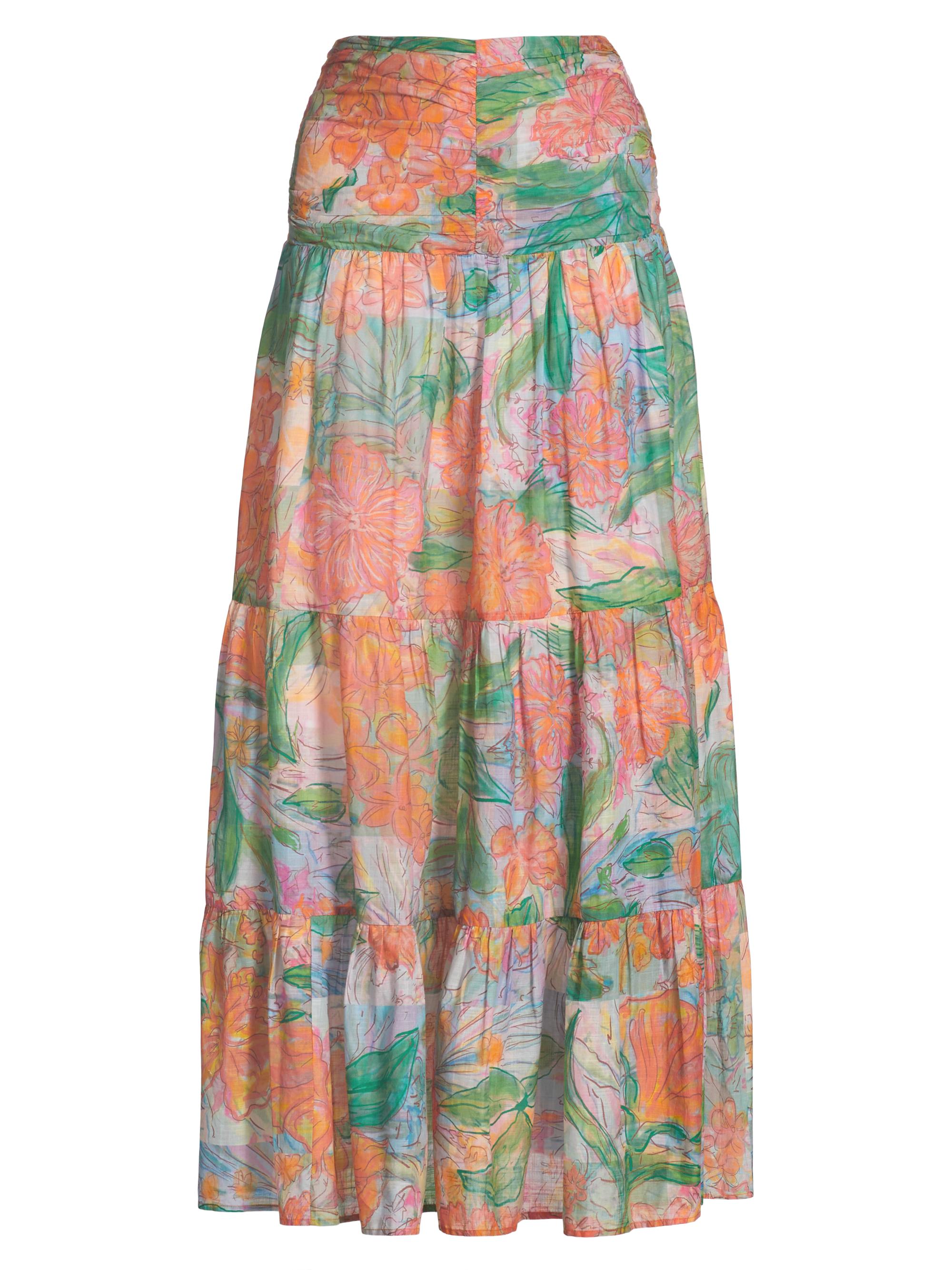 Rails Women's Agatha Floral Cotton Maxi Skirt - Tropics