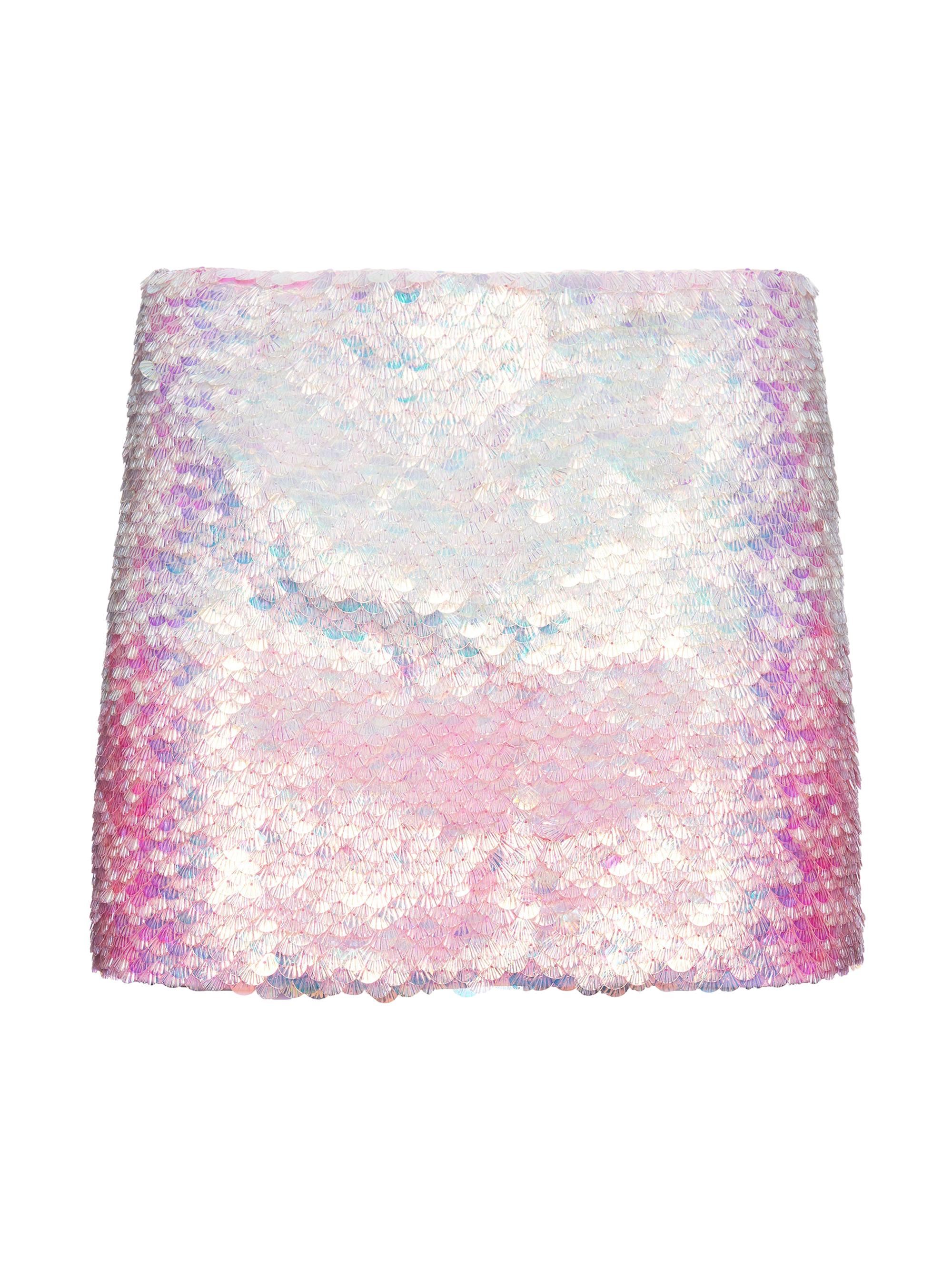 Retrofête Women's Sima Skirt - Iridescent Pink Ombre