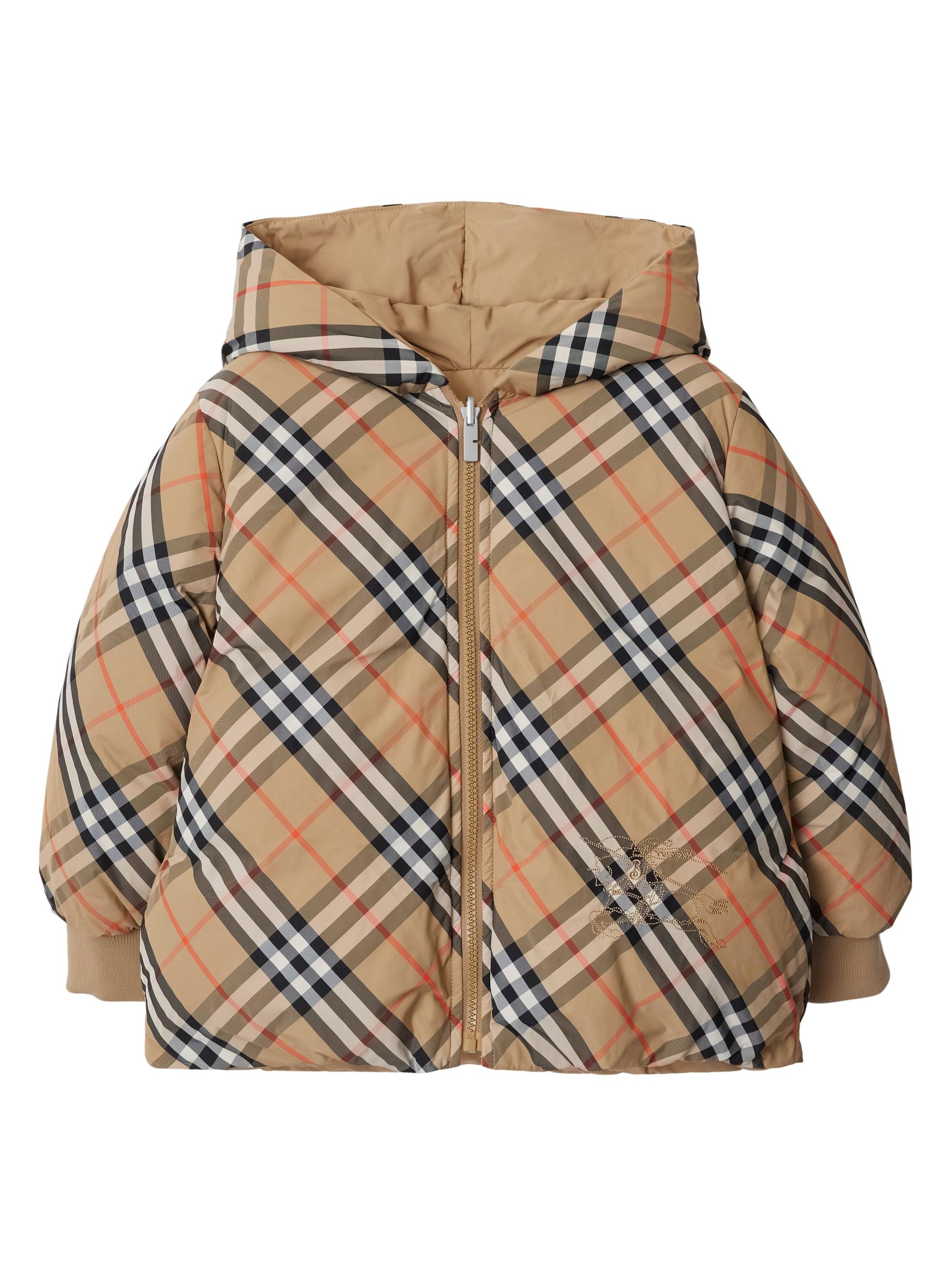 Burberry ベビー アウター チェック柄 Burberry Baby Girl's, Little Girl's & Girl's Reversible Check