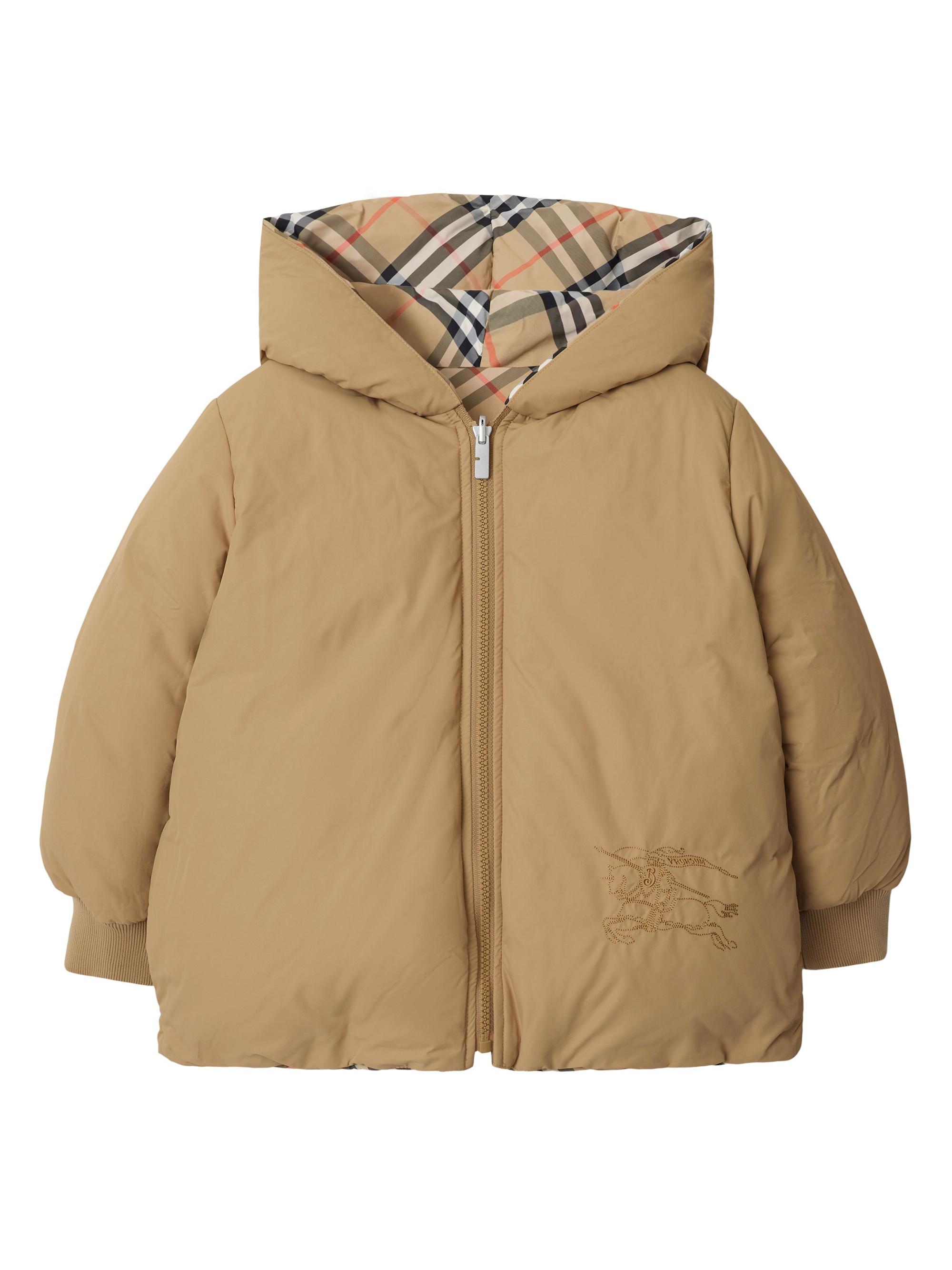 BURBERRY キッズ ボア×ダウンジャケット 4Y/110 Burberry Baby Girl's, Little Girl's & Girl's Reversible