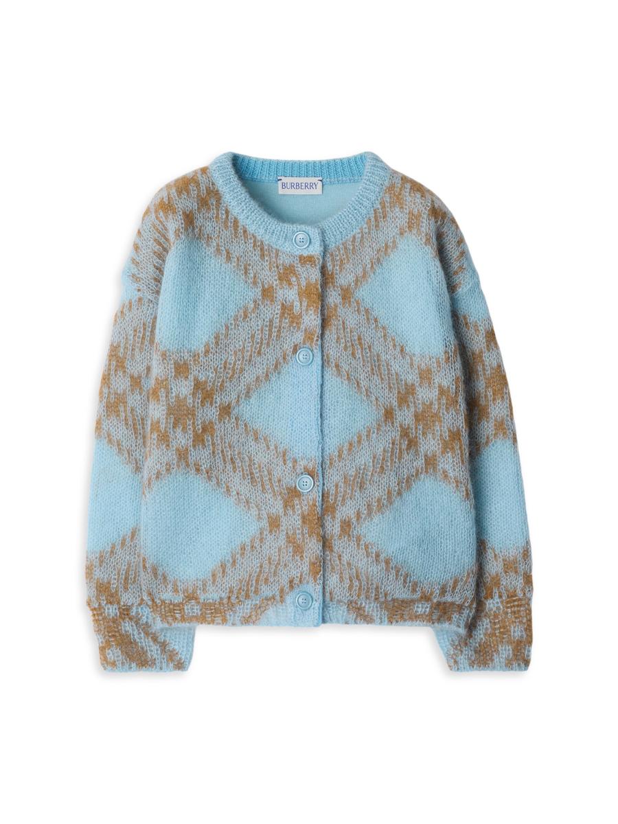 キッズ用トップス Burberry 'Graham' cardigan Burberry Kids Burberry Boys Wool Knit Graham Cardigan in