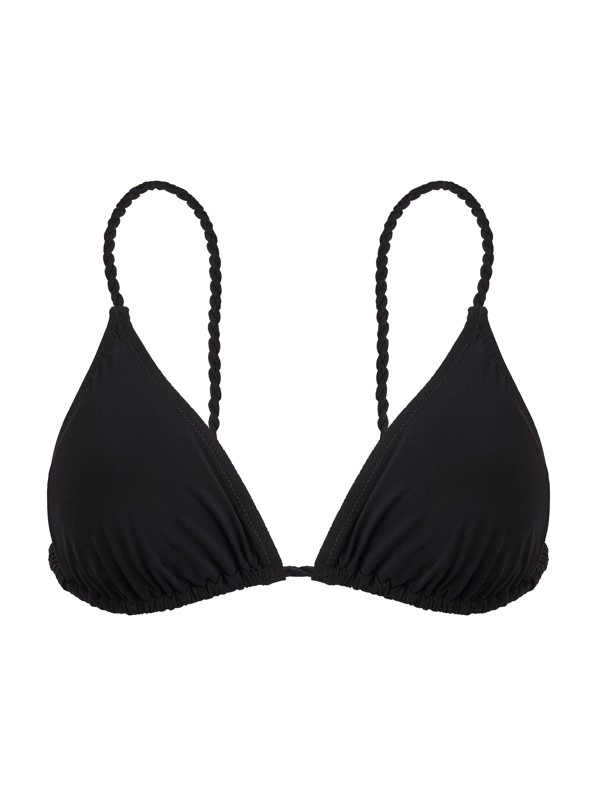 Vilebrequin Women's Tresses Braided Triangle Bikini Top - Noir