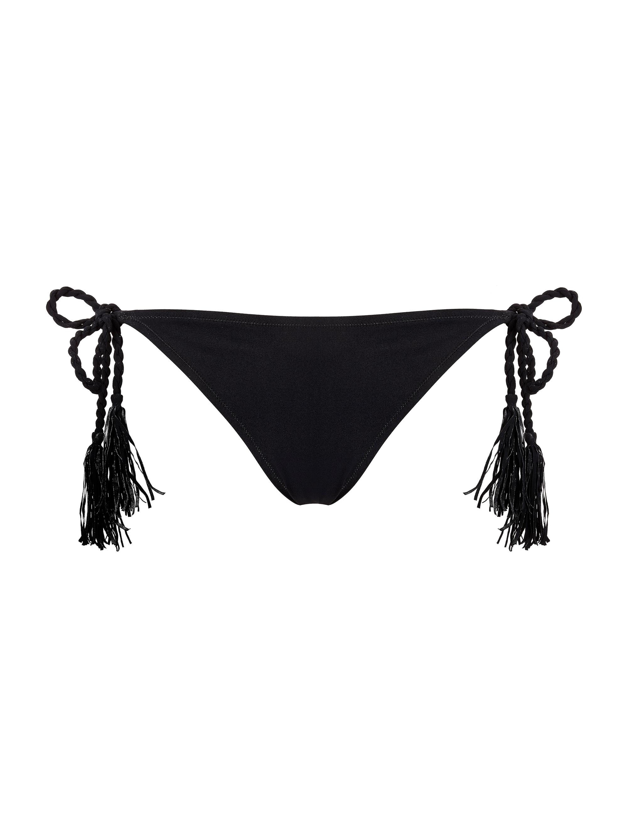 Vilebrequin Women's Tresses Side-Tie Bikini Bottom - Noir