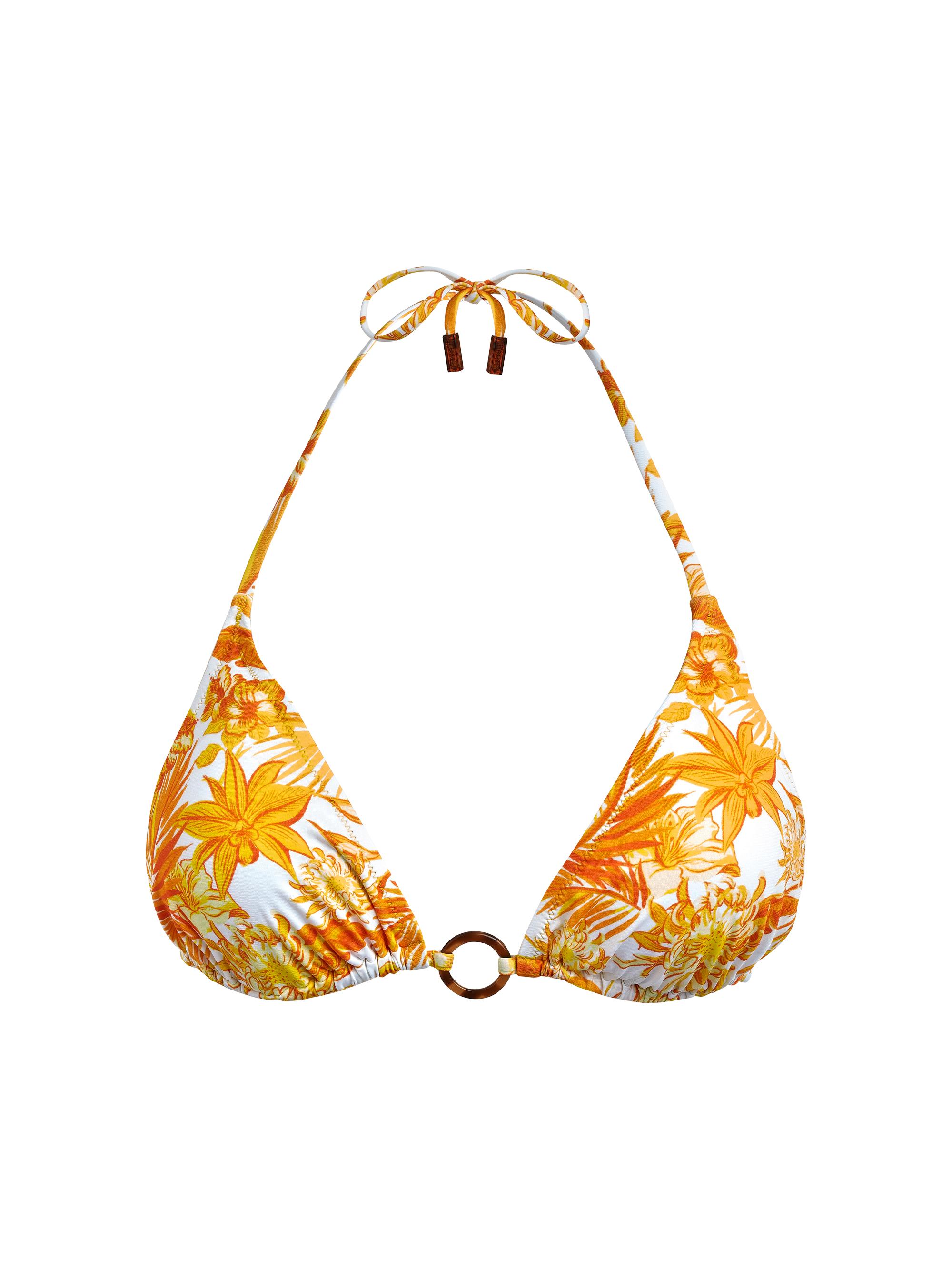 Vilebrequin Women's Tahiti Floral Triangle Bikini Top - Mais