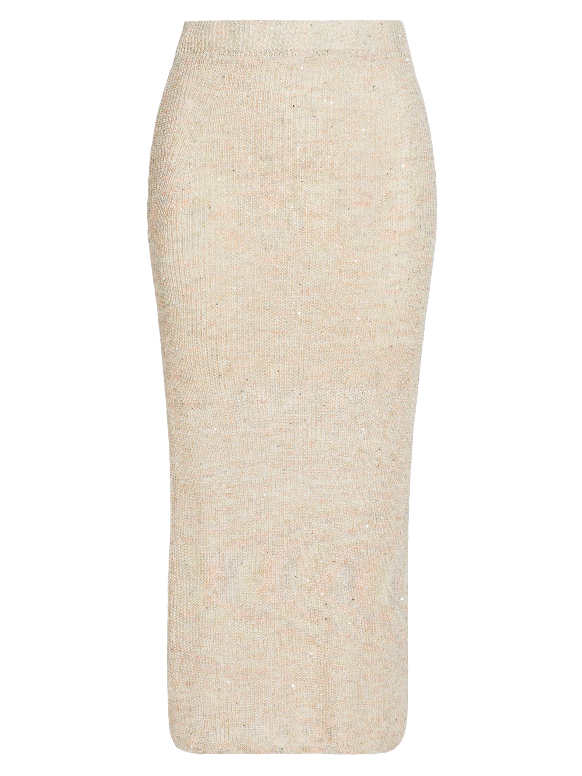 ATM Anthony Thomas Melillo Women's Space-Dyed Cotton-Blend Midi-Skirt - Morning Mist Multi