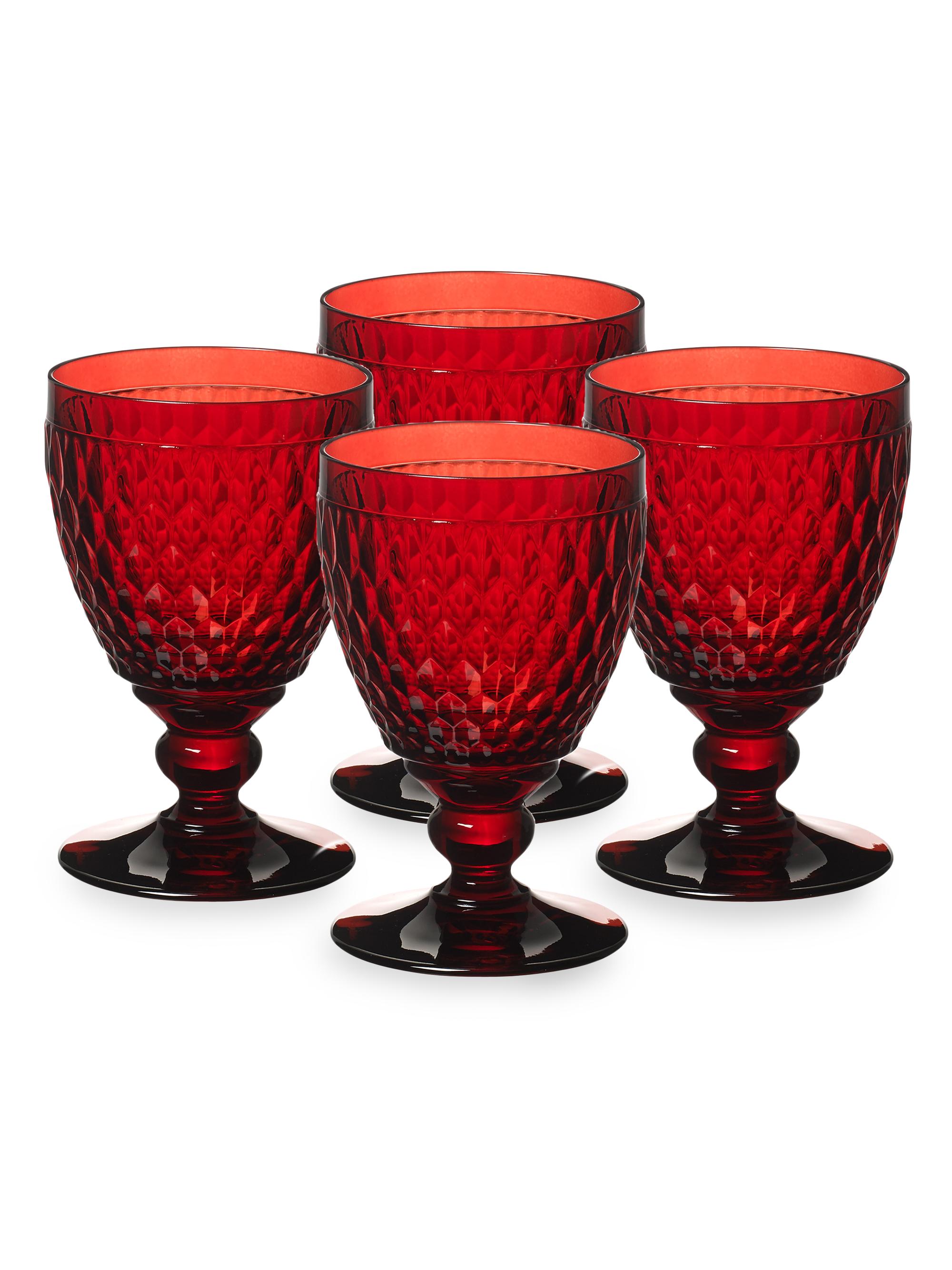 Villeroy & Boch Boston Water Goblet Glasses, Set of 4