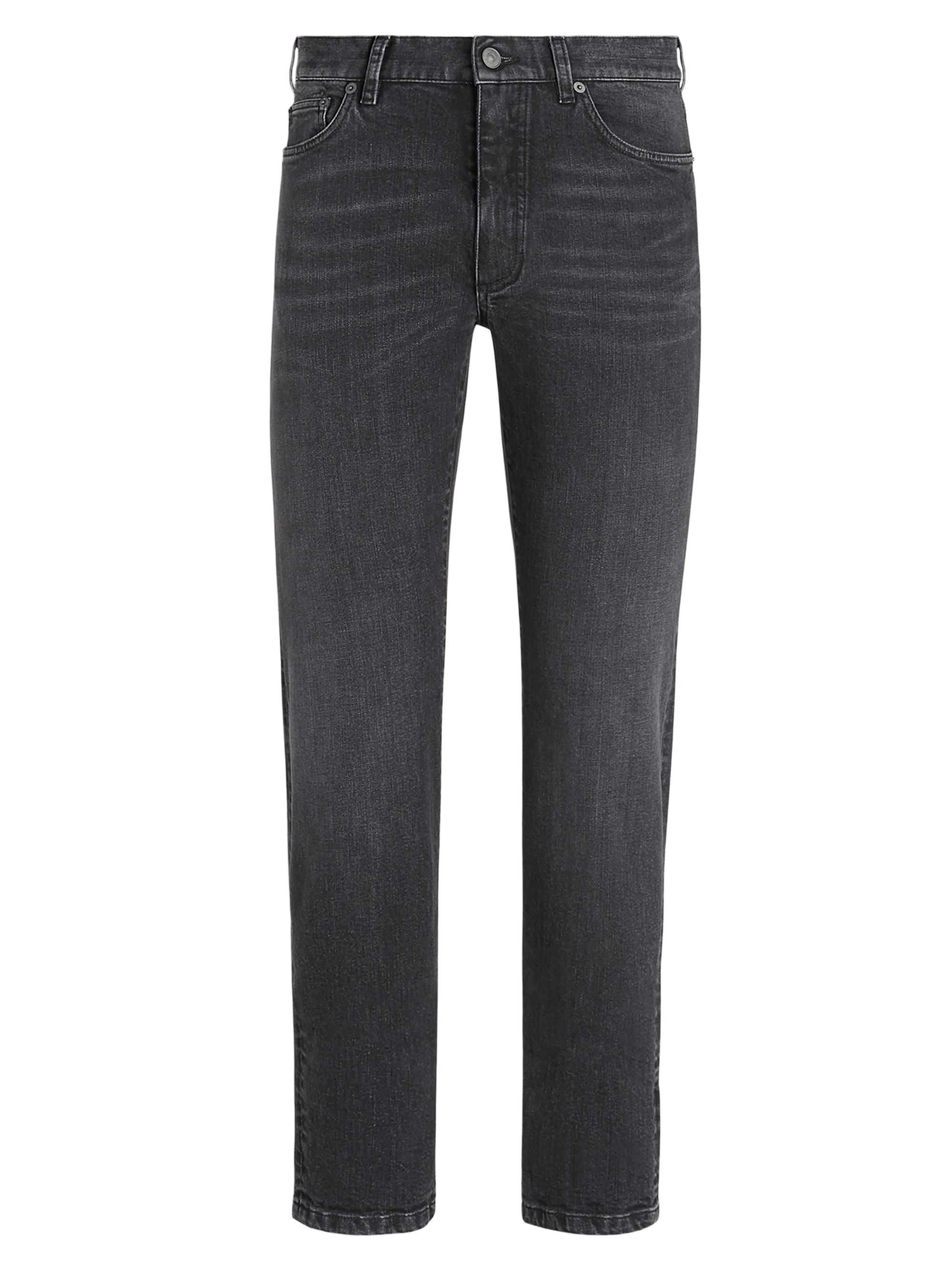ZEGNA Men's Stretch Cotton Roccia Jeans - Dark Grey