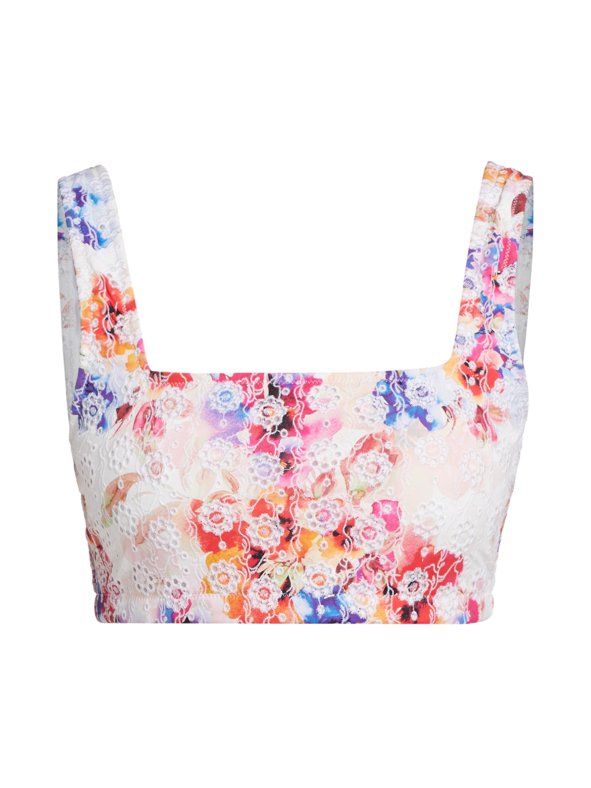 Johnny Was Women's Summer Days Eyelet Bikini Top - Summer Days