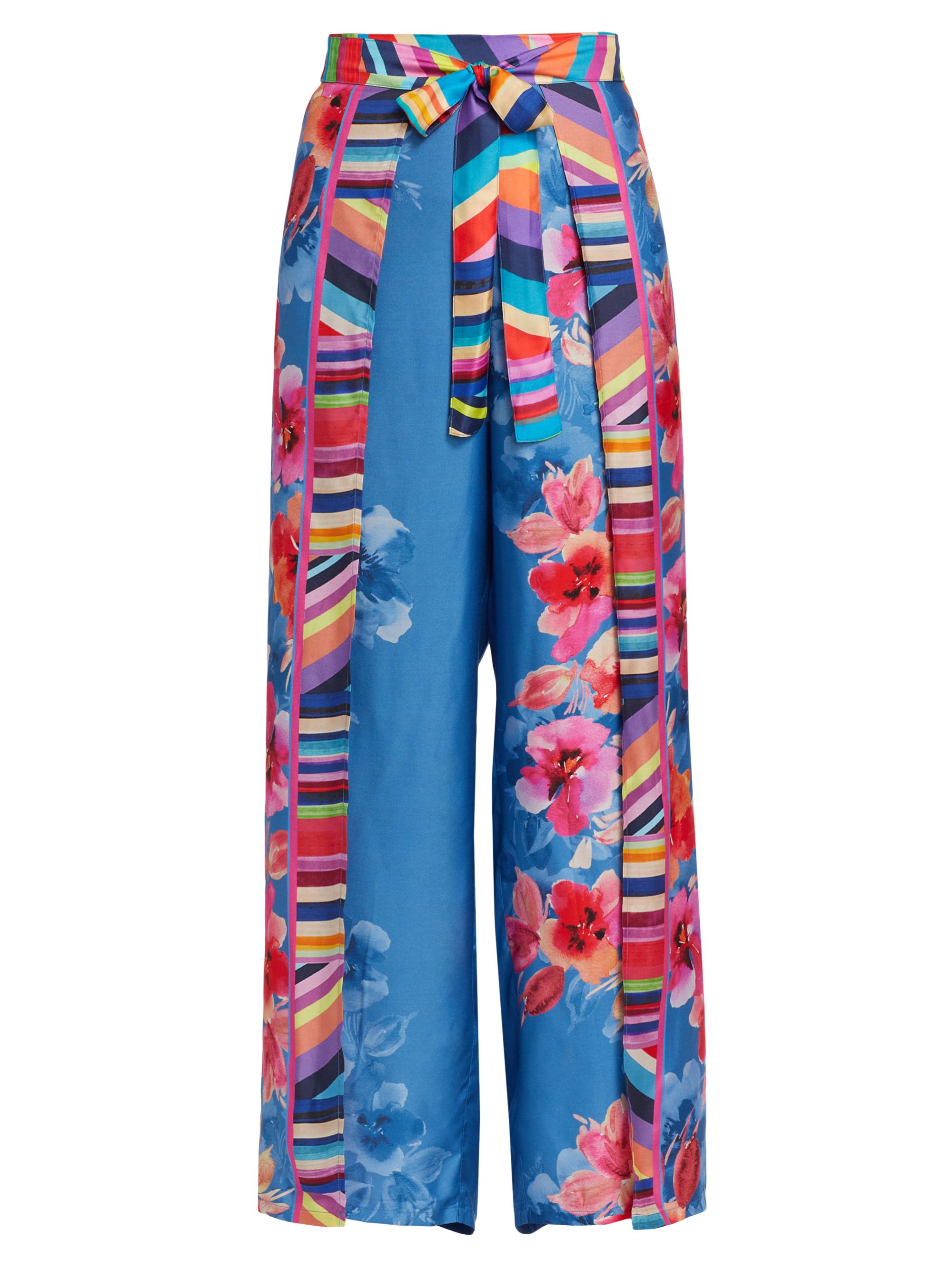 Johnny Was Women's Summer Days Wrap Pants - Summer Days Border