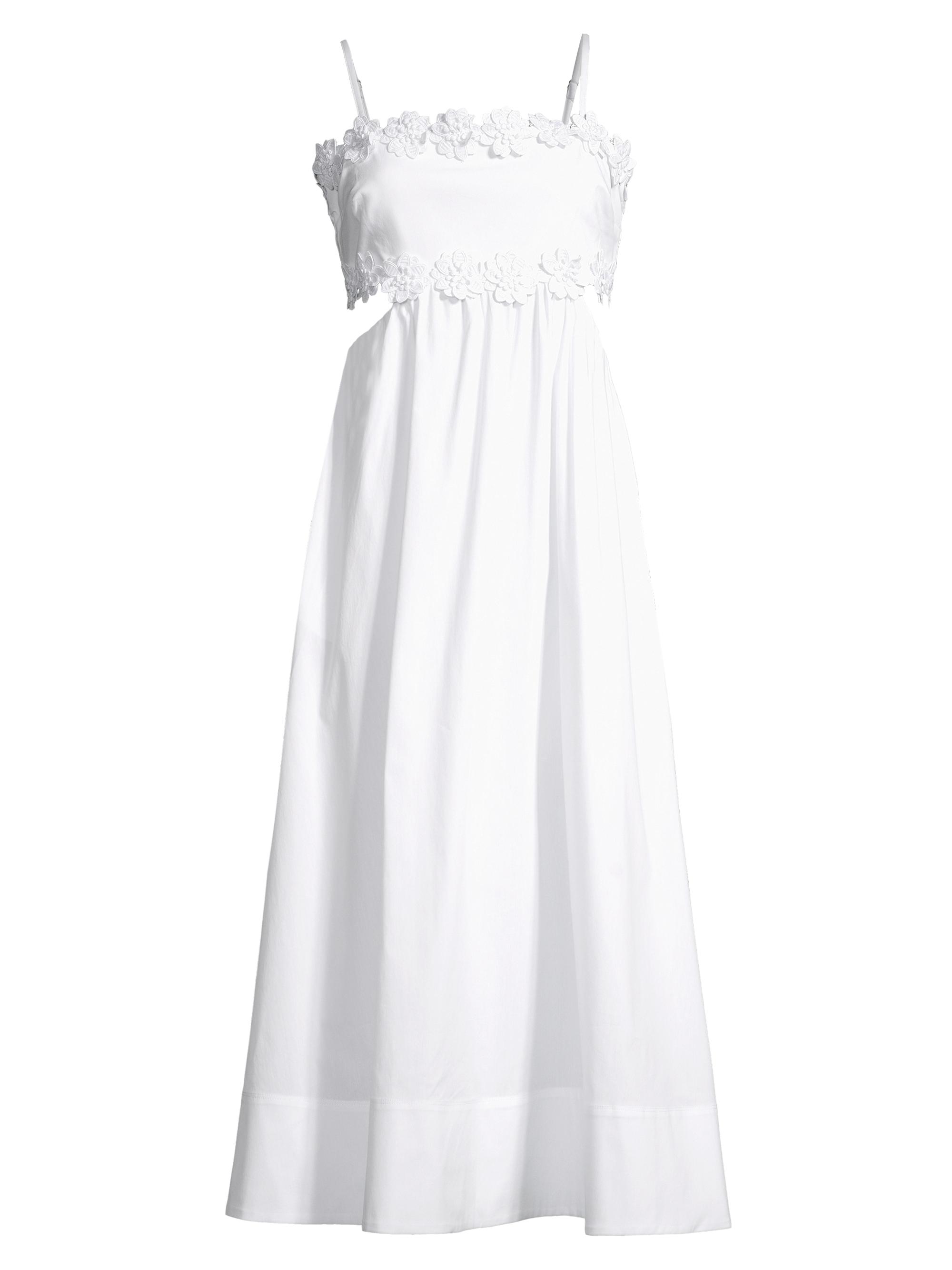 Likely Women's Priscilla Cotton-Blend Midi-Dress - White