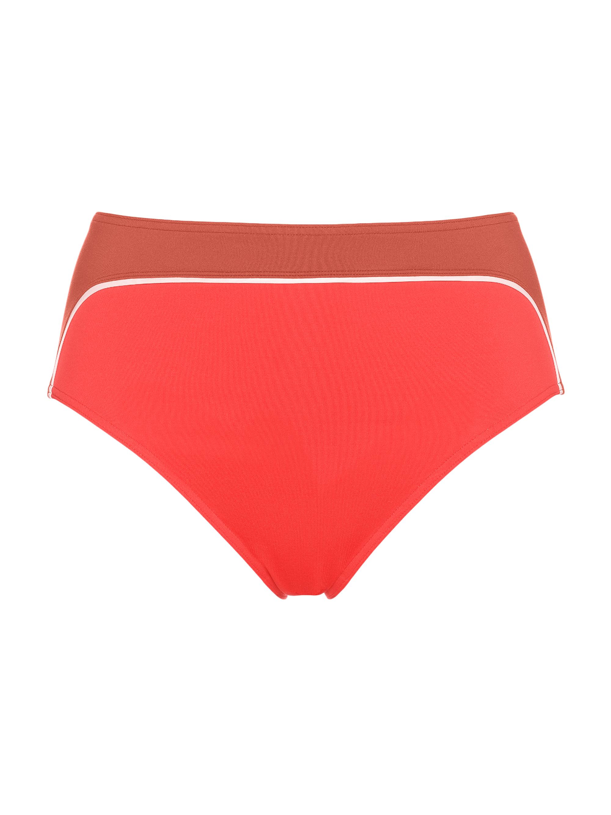ERES Women's Plouf Colorblocked High-Waisted Bikini Briefs - Waterproof Vert Mousse