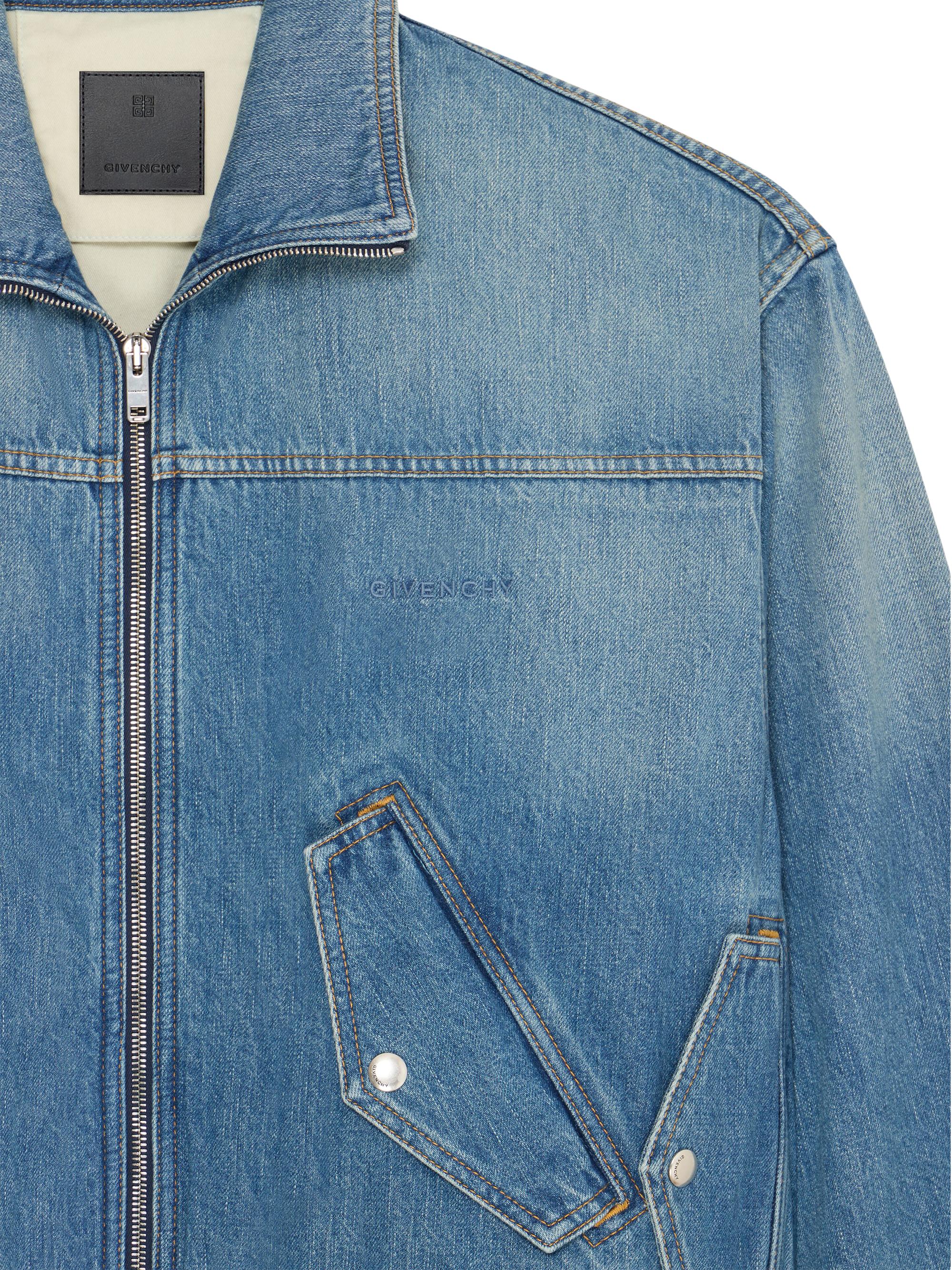 Givenchy Bomber Jacket in Denim | Saks Fifth Avenue