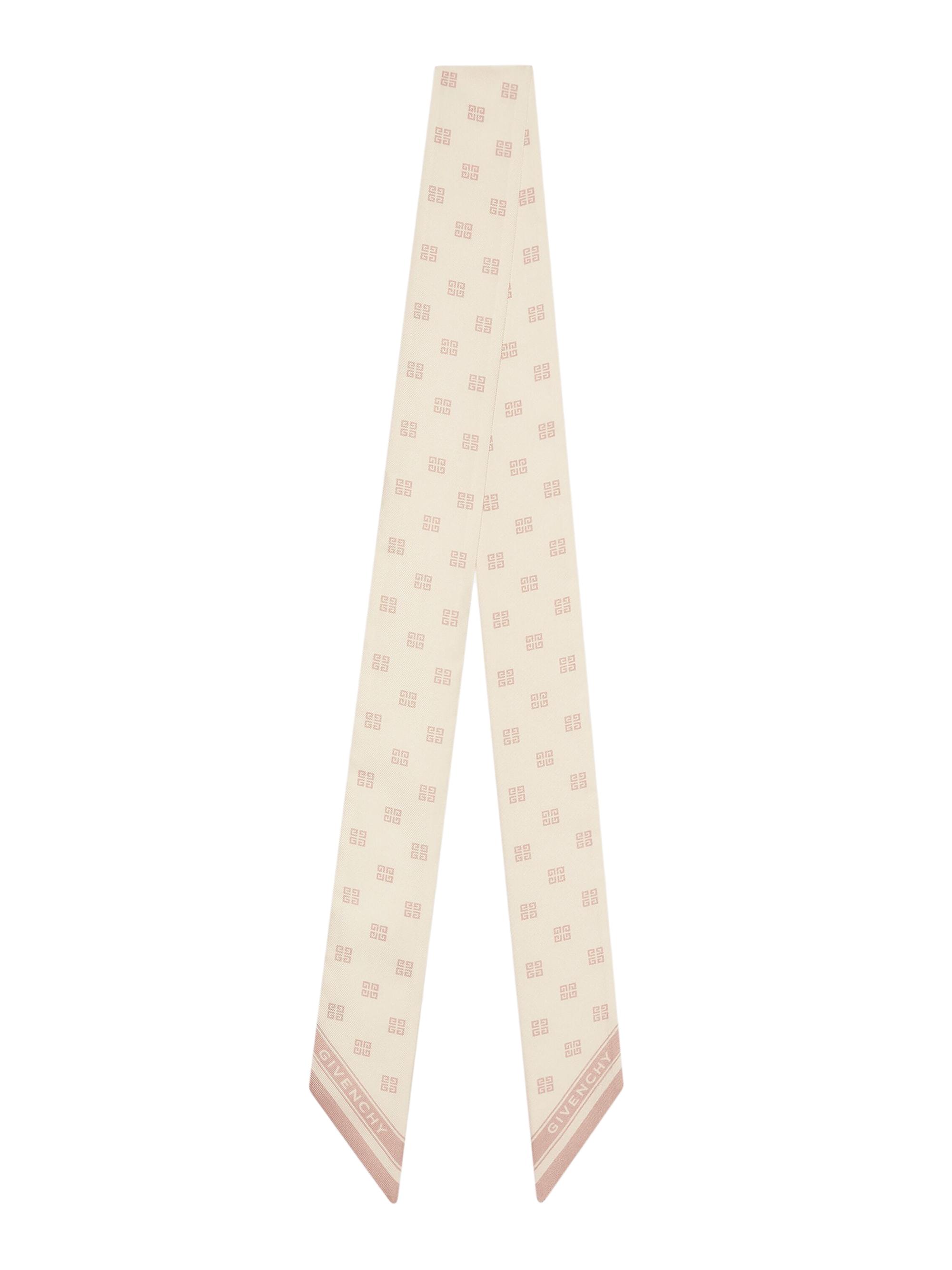 Givenchy Women's Bandeau Scarf in 4G Silk - Black White