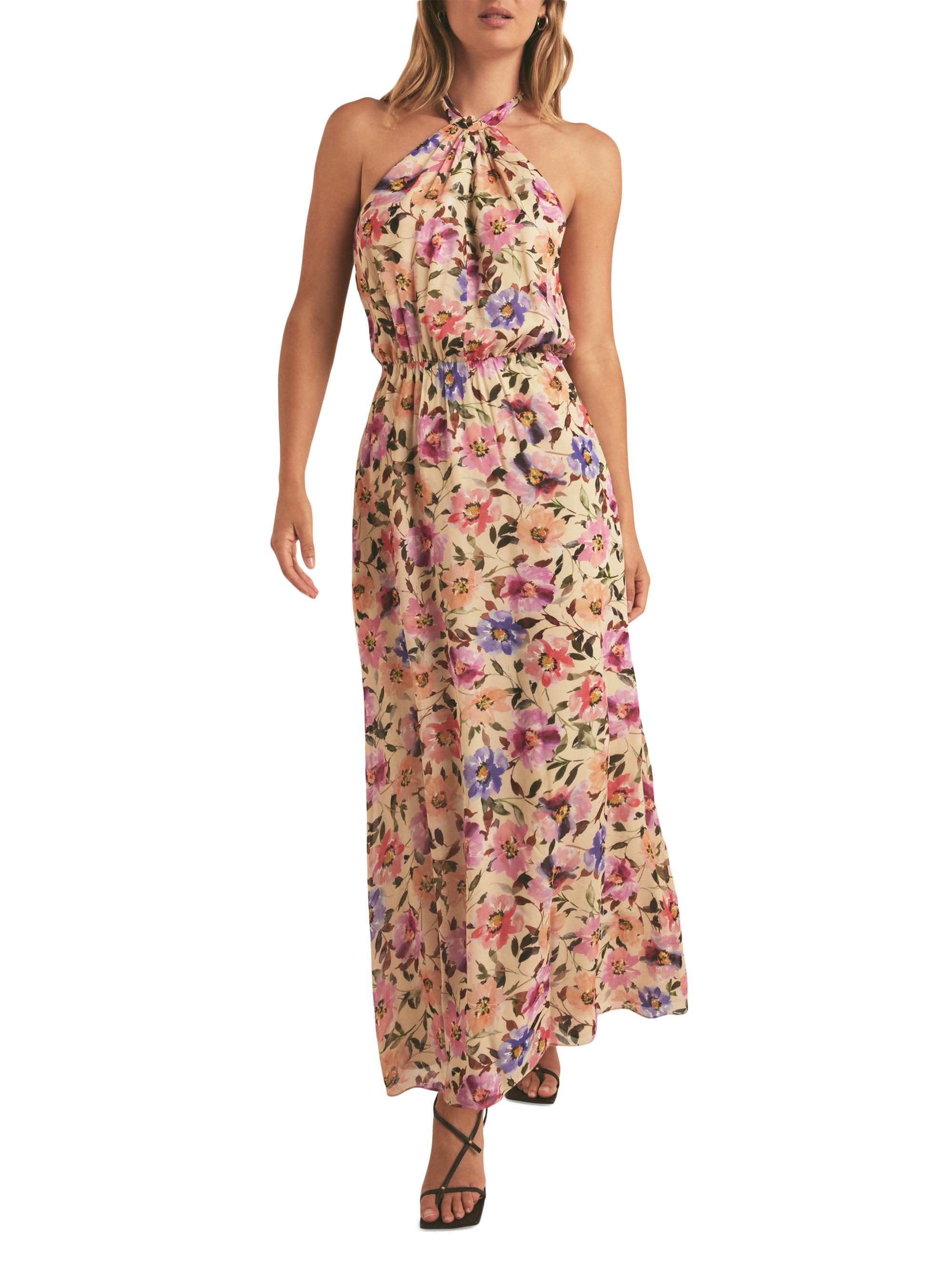 Favorite Daughter The Standout Floral Halter Maxi Dress
