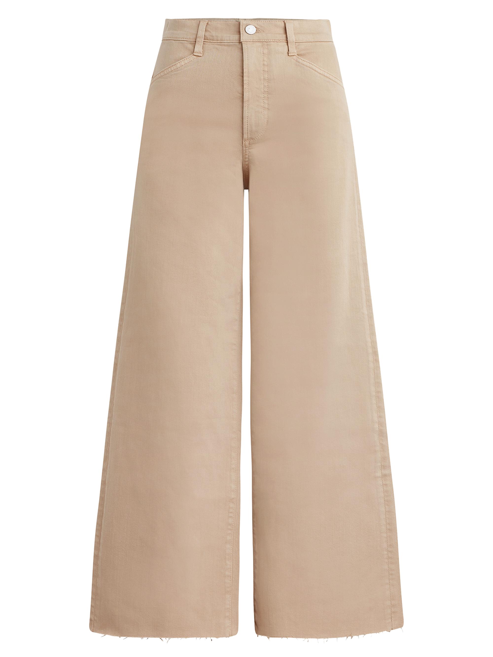 Favorite Daughter Women's The Mischa Wide-Leg Ankle Jeans - Warm Sand