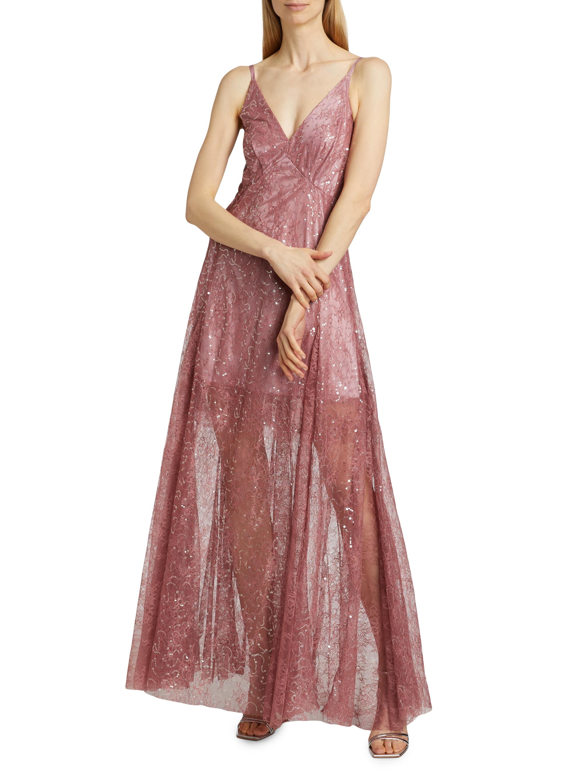 Sabina Musáyev Astro Embellished Slip Gown | Saks Fifth Avenue