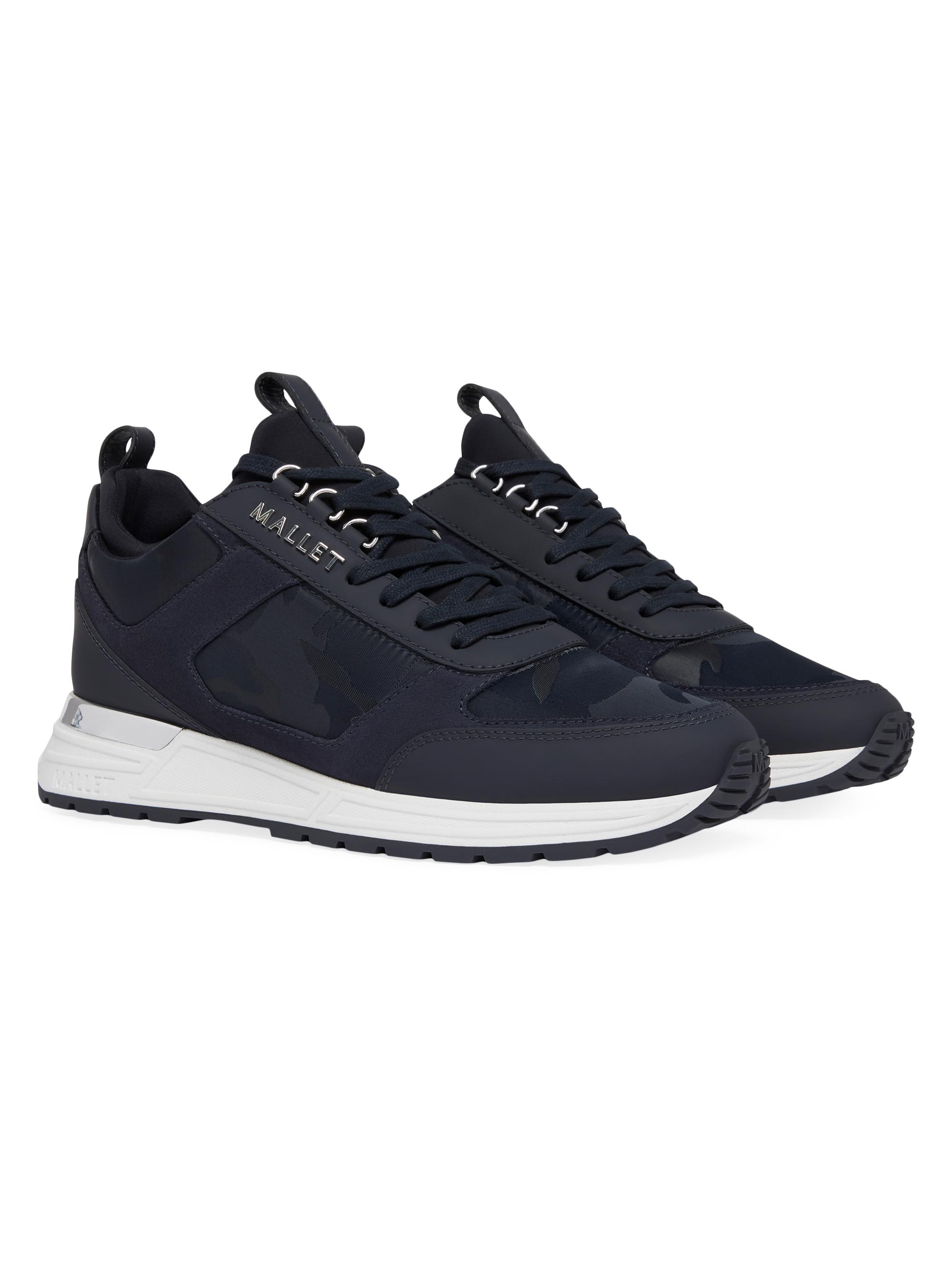 Mallet Men's Diver Lite Leather Sneakers - Navy