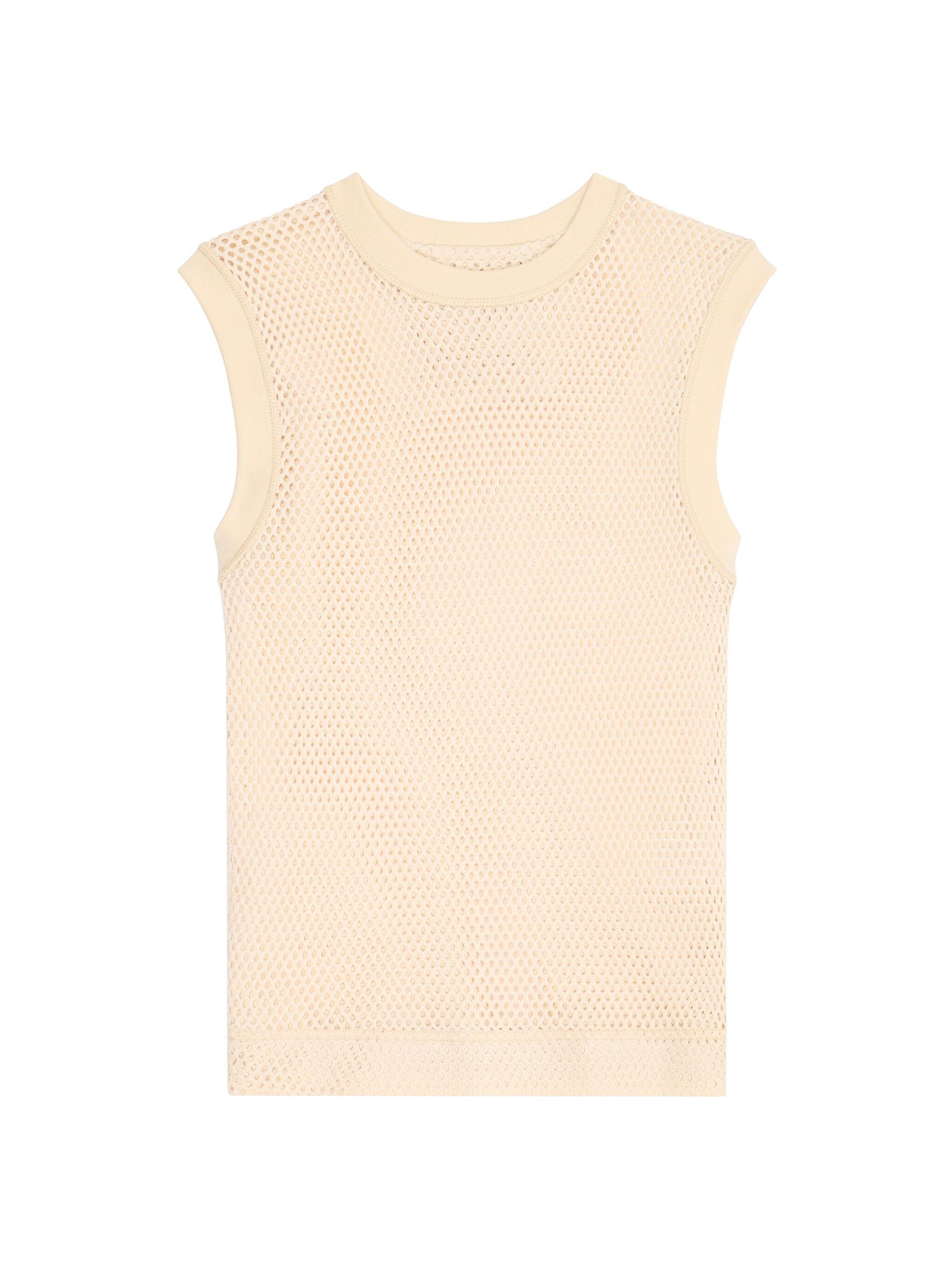 Givenchy Men's Tank Top in Mesh - Beige