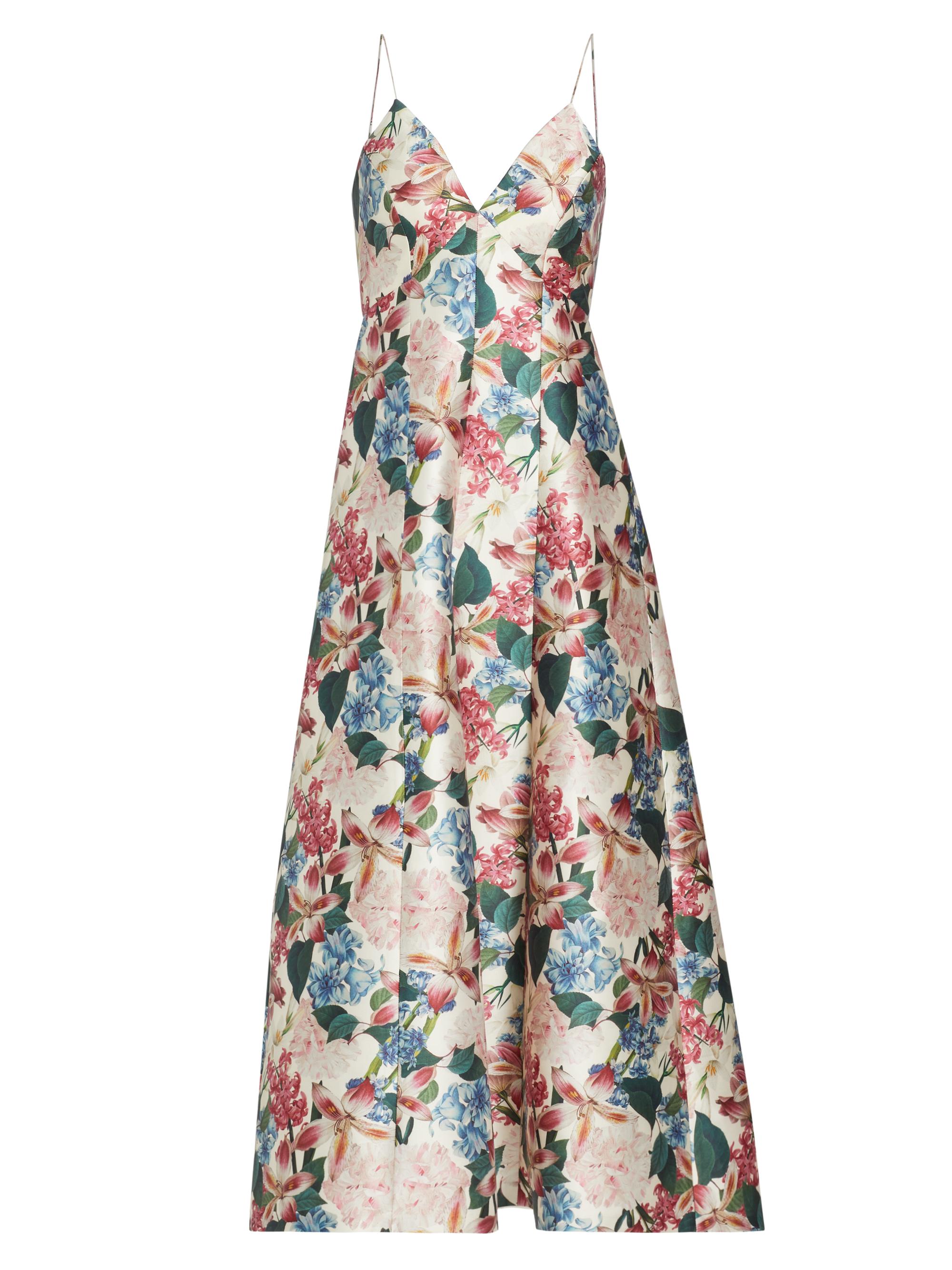 Sachin & Babi Women's Allesandra Floral Satin Midi-Dress - Antico Botanico