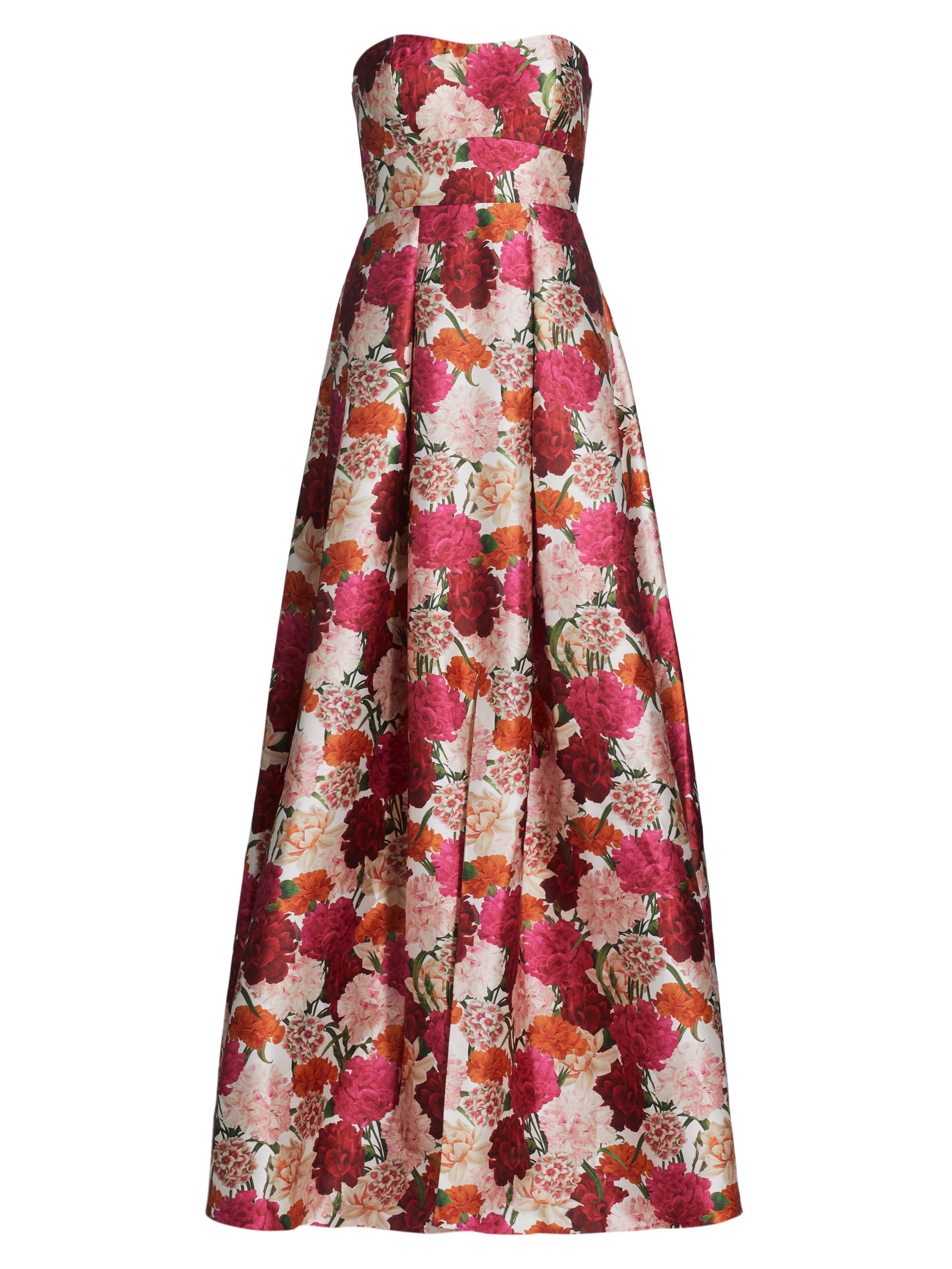 Sachin & Babi Women's Giovanna Floral Jacquard Fit & Flare Gown - Molti Fiore