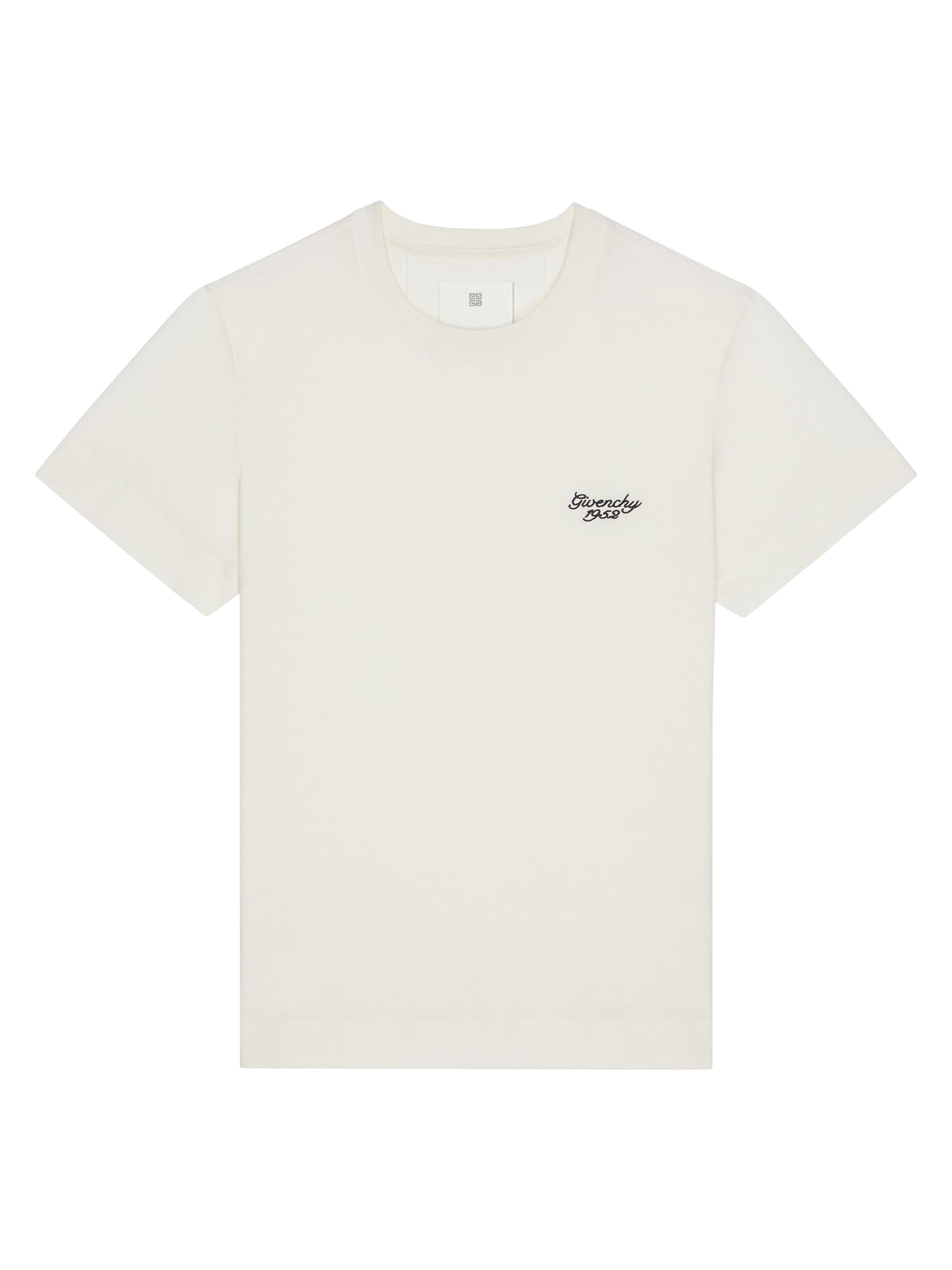 Givenchy Men's Plage 1952 Slim Fit T-Shirt in Cotton - White
