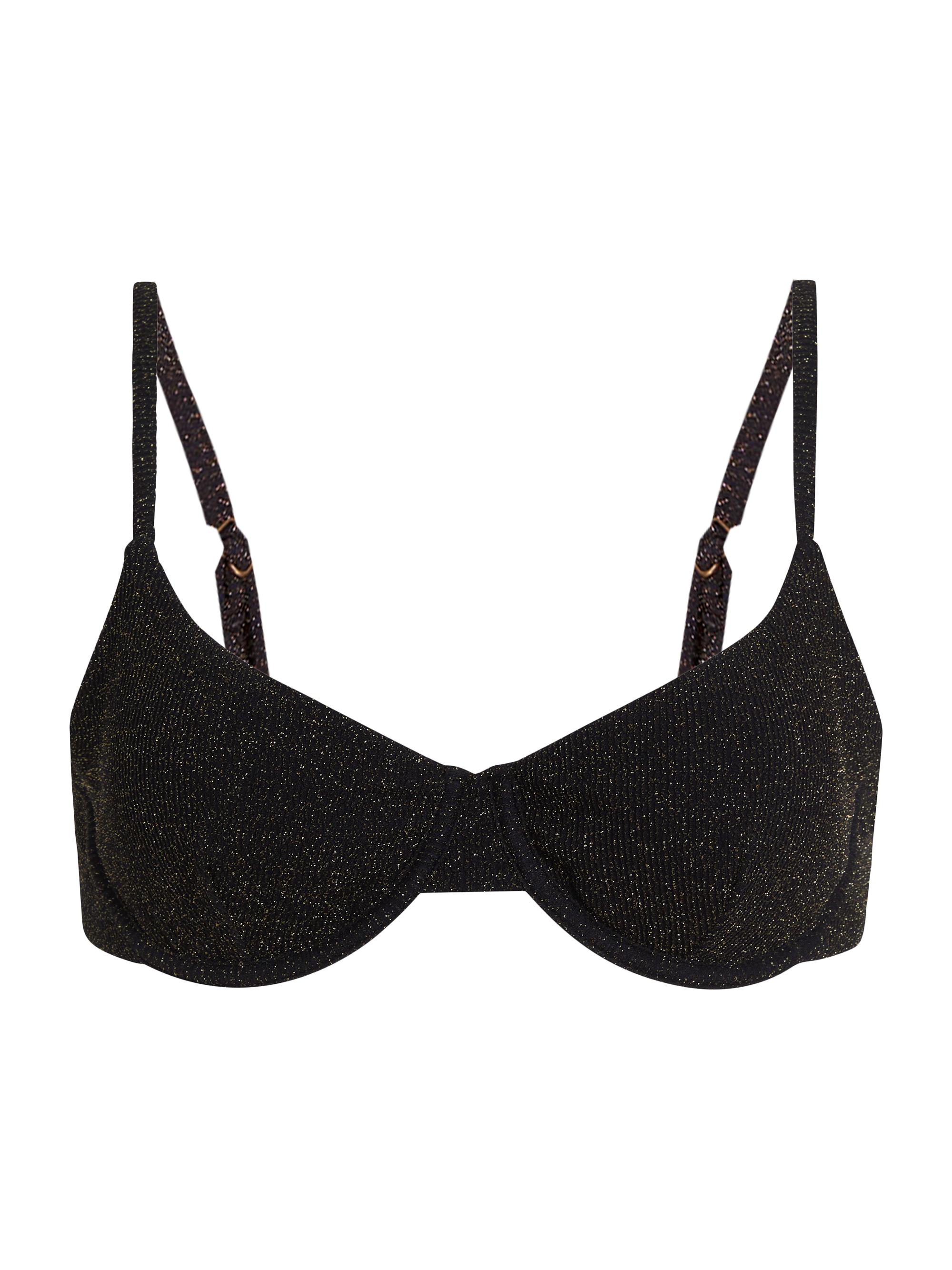 Andie Swim Women's The Bermuda Balconette Underwire Bikini Top - Black