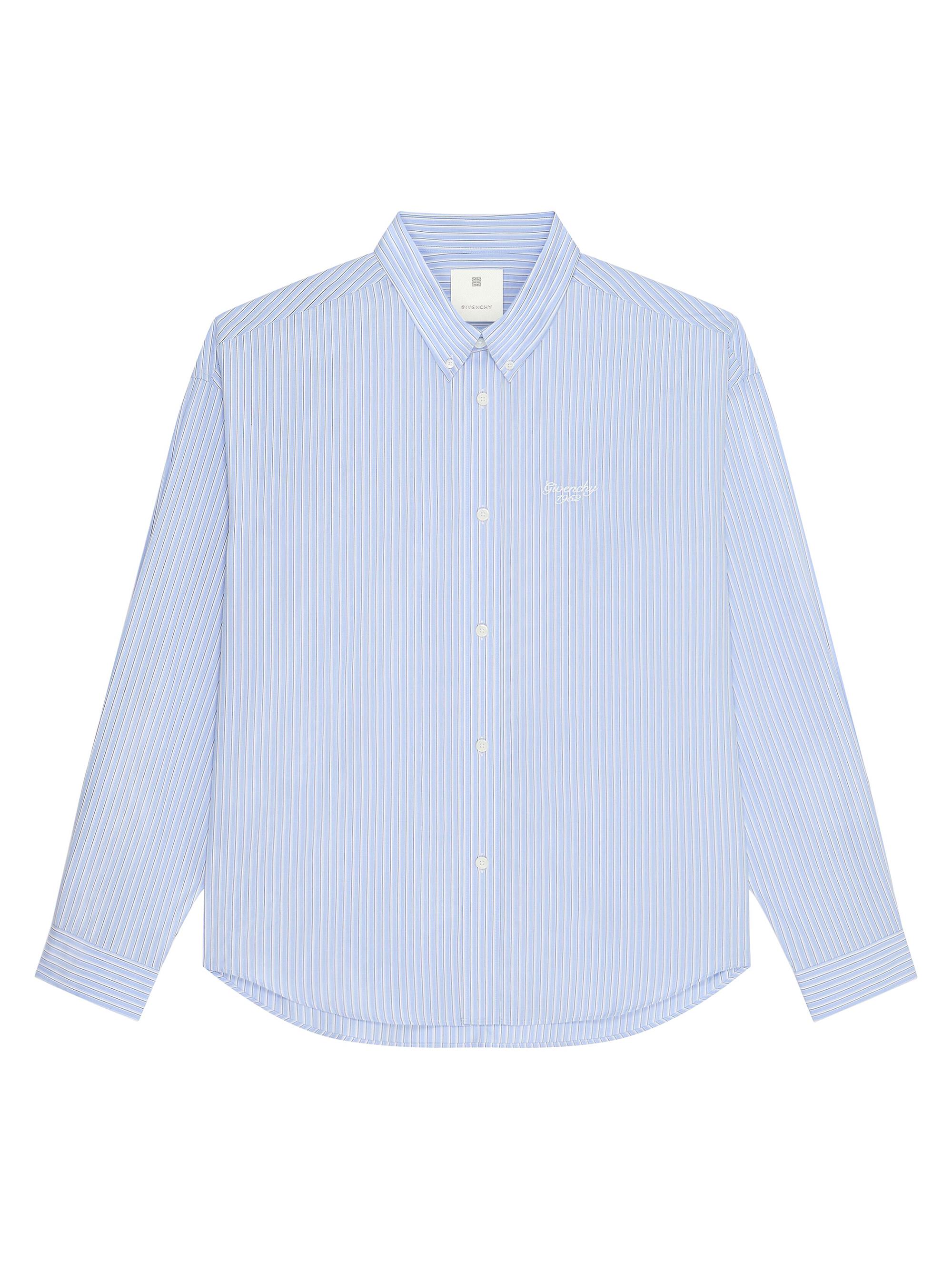 Givenchy Men's 1952 Shirt in Cotton - Light Blue
