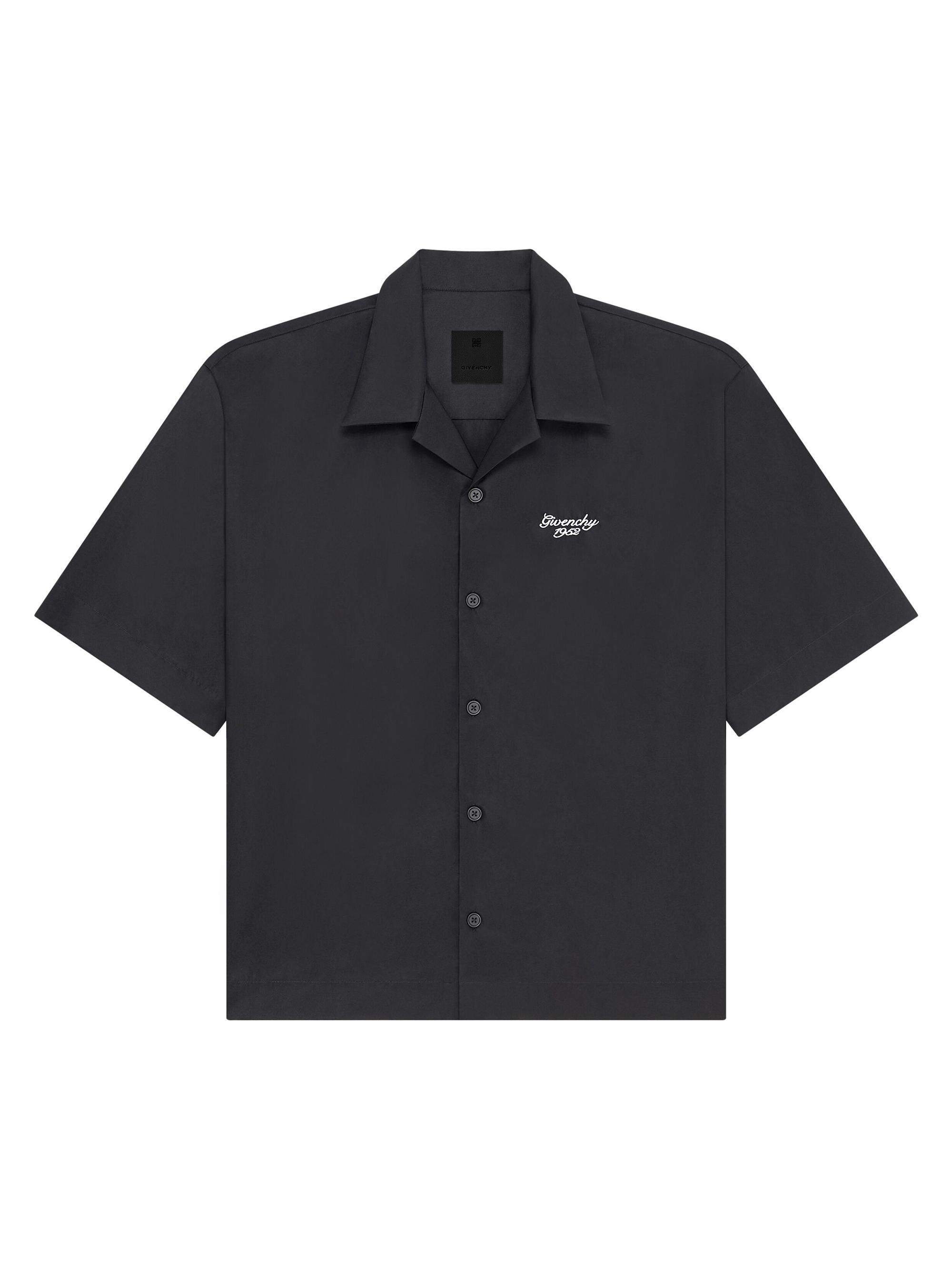 Givenchy Men's 1952 Boxy Fit Shirt in Poplin - Black