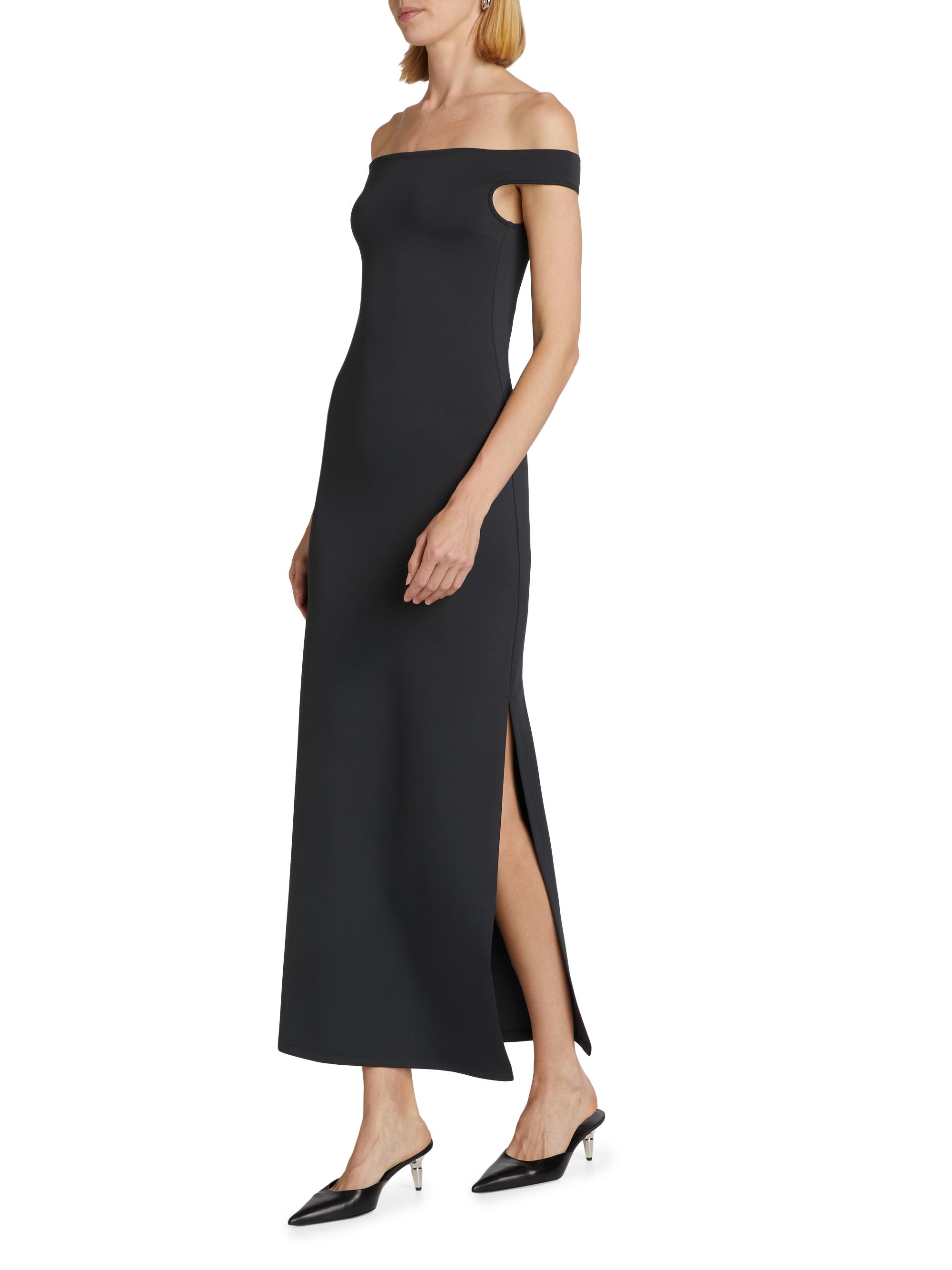 knee length dresses for ladies Relaxed Fit Scuba Maxi Dress M