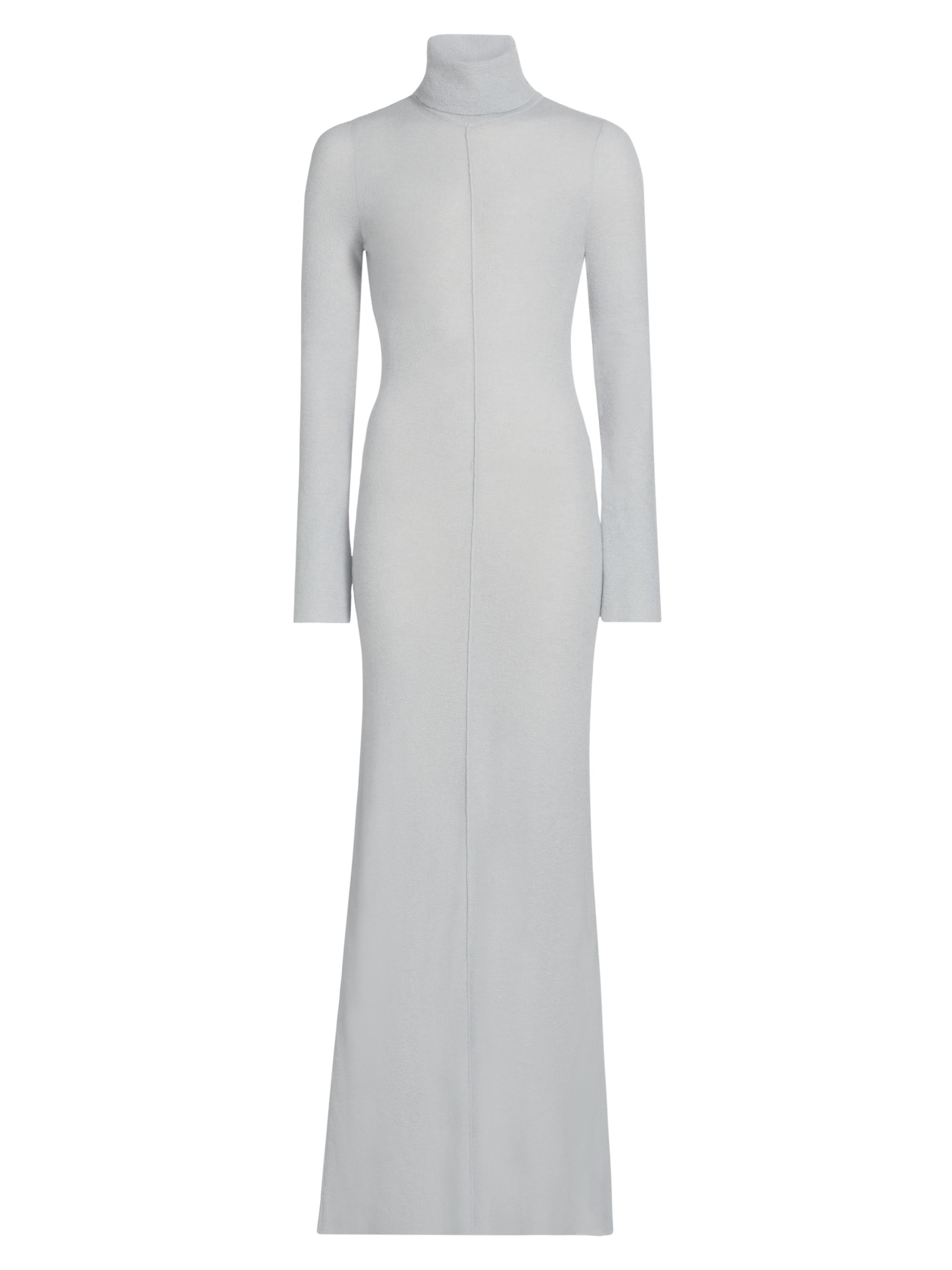 Zeynep Arçay Women's Mohair-Blend Turtleneck Dress - Light Grey
