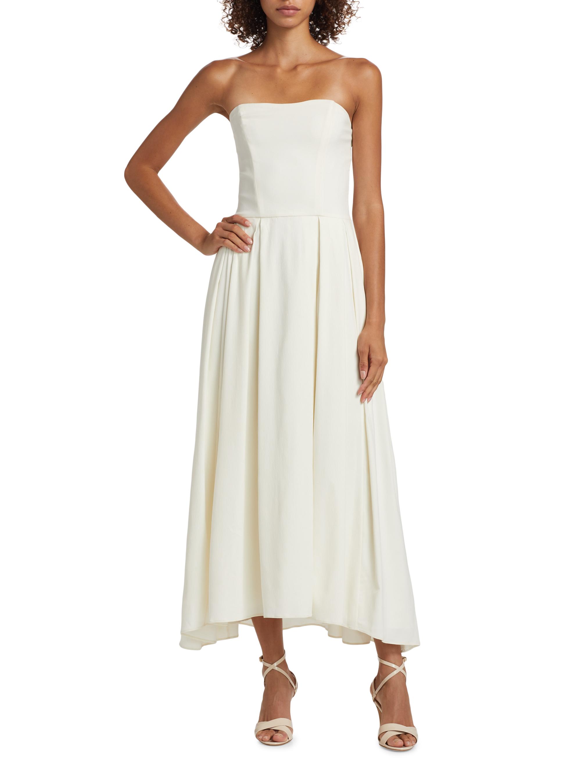 Azeeza Ezra Off-The-Shoulder Midi-Dress | Saks Fifth Avenue