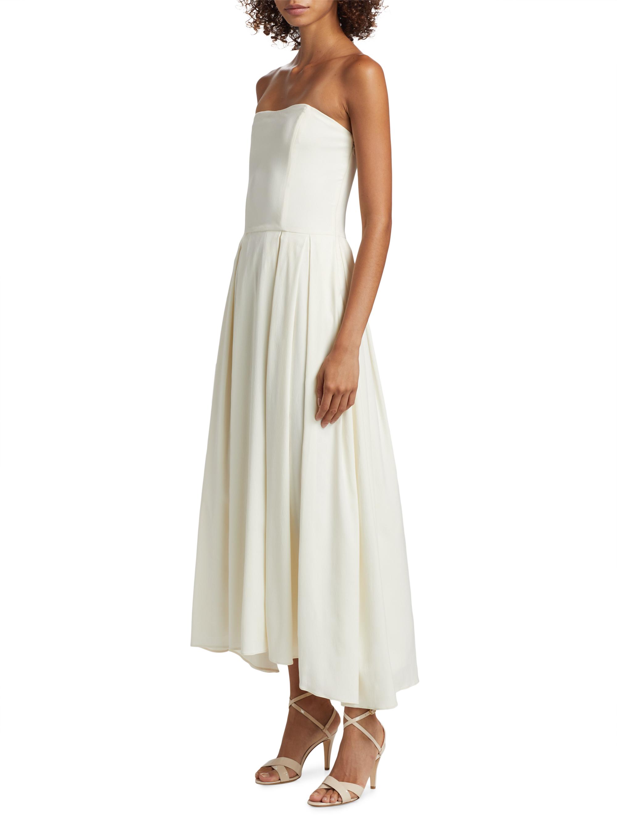 fitted lace wedding dress Ezra Lace Maxi Dress - Ivory