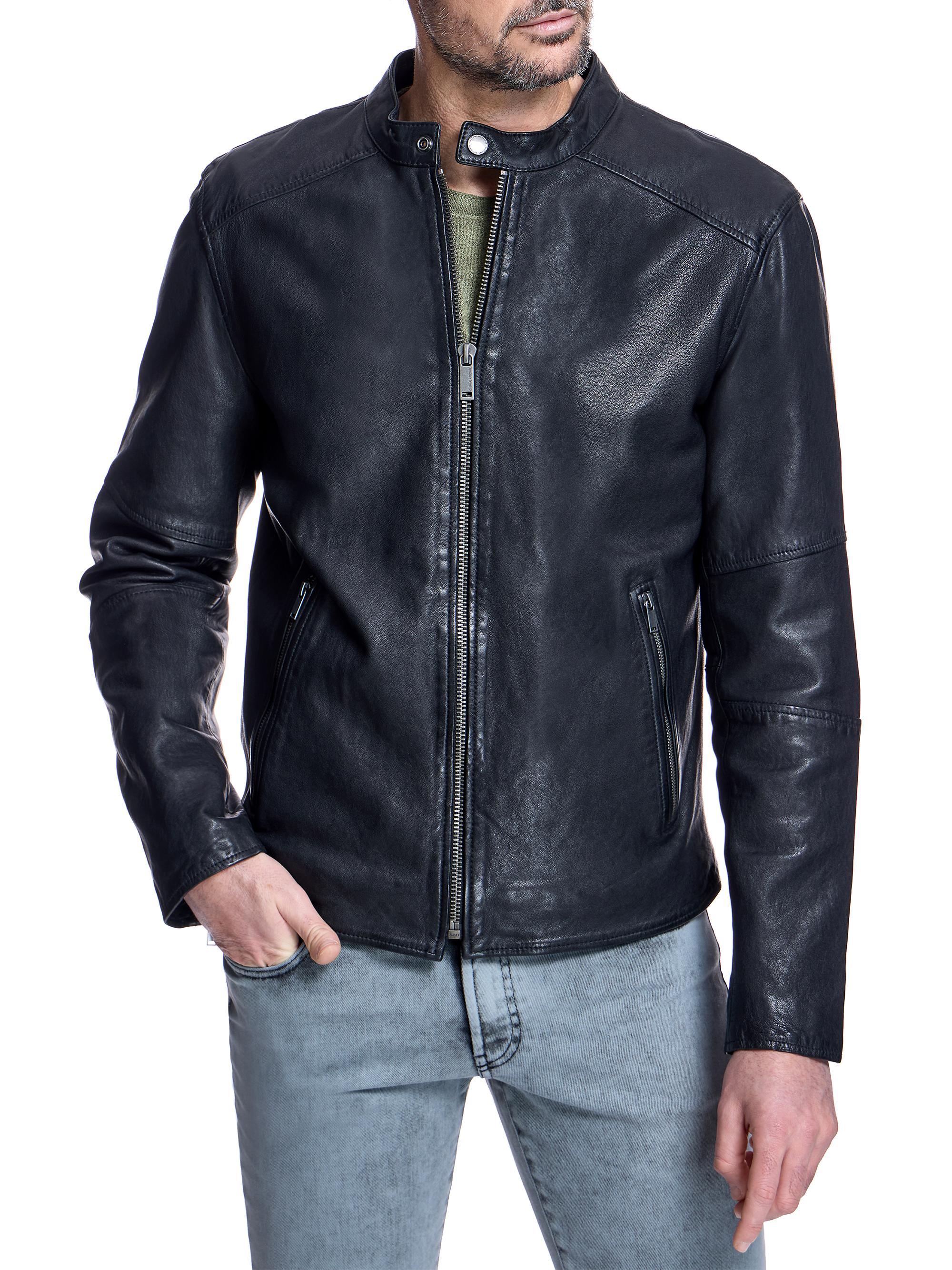 Maximilian Men's Collarless Bomber Jacket | Saks Fifth Avenue