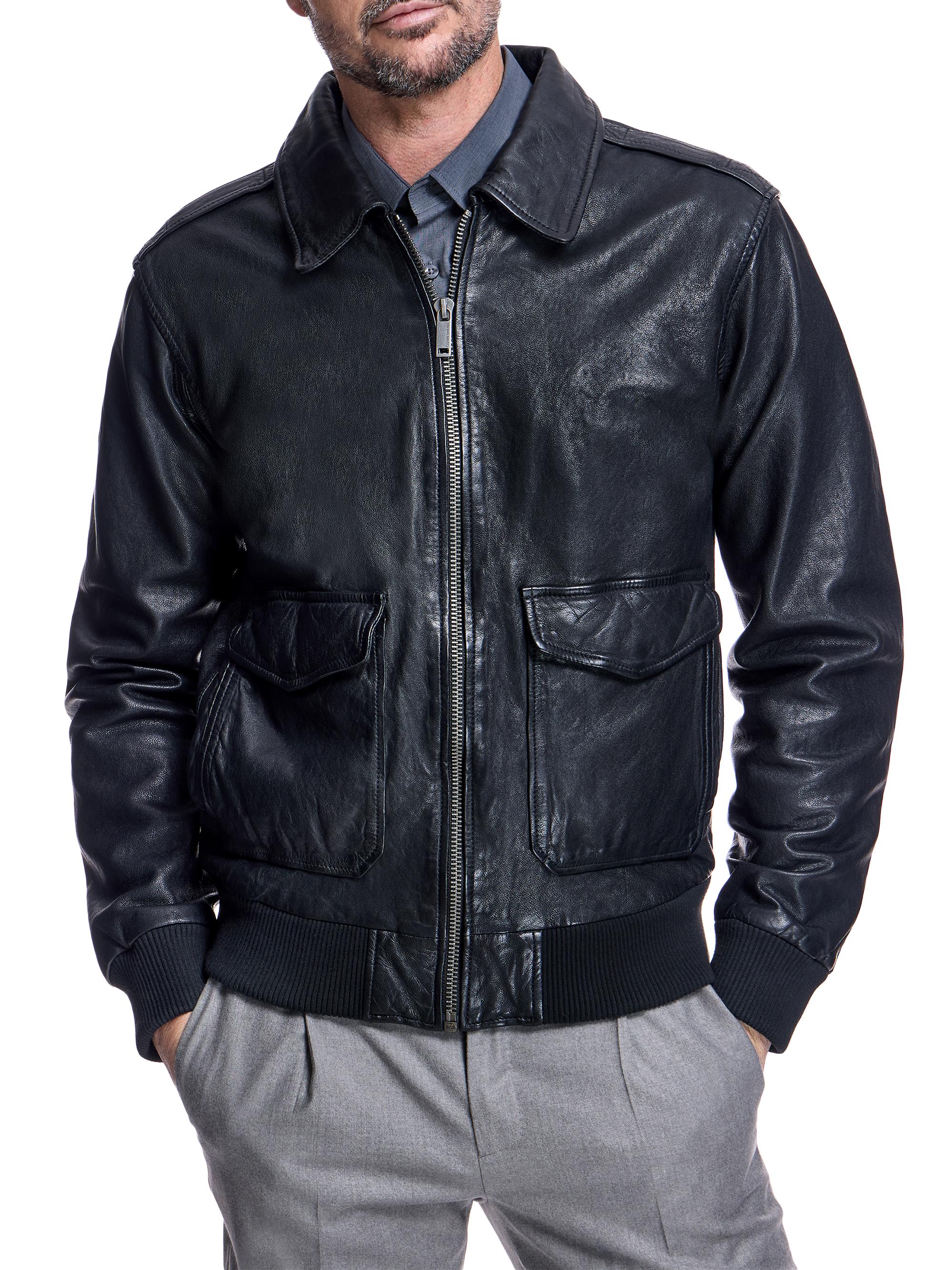 Maximilian Men's Leather Pilot Jacket | Saks Fifth Avenue