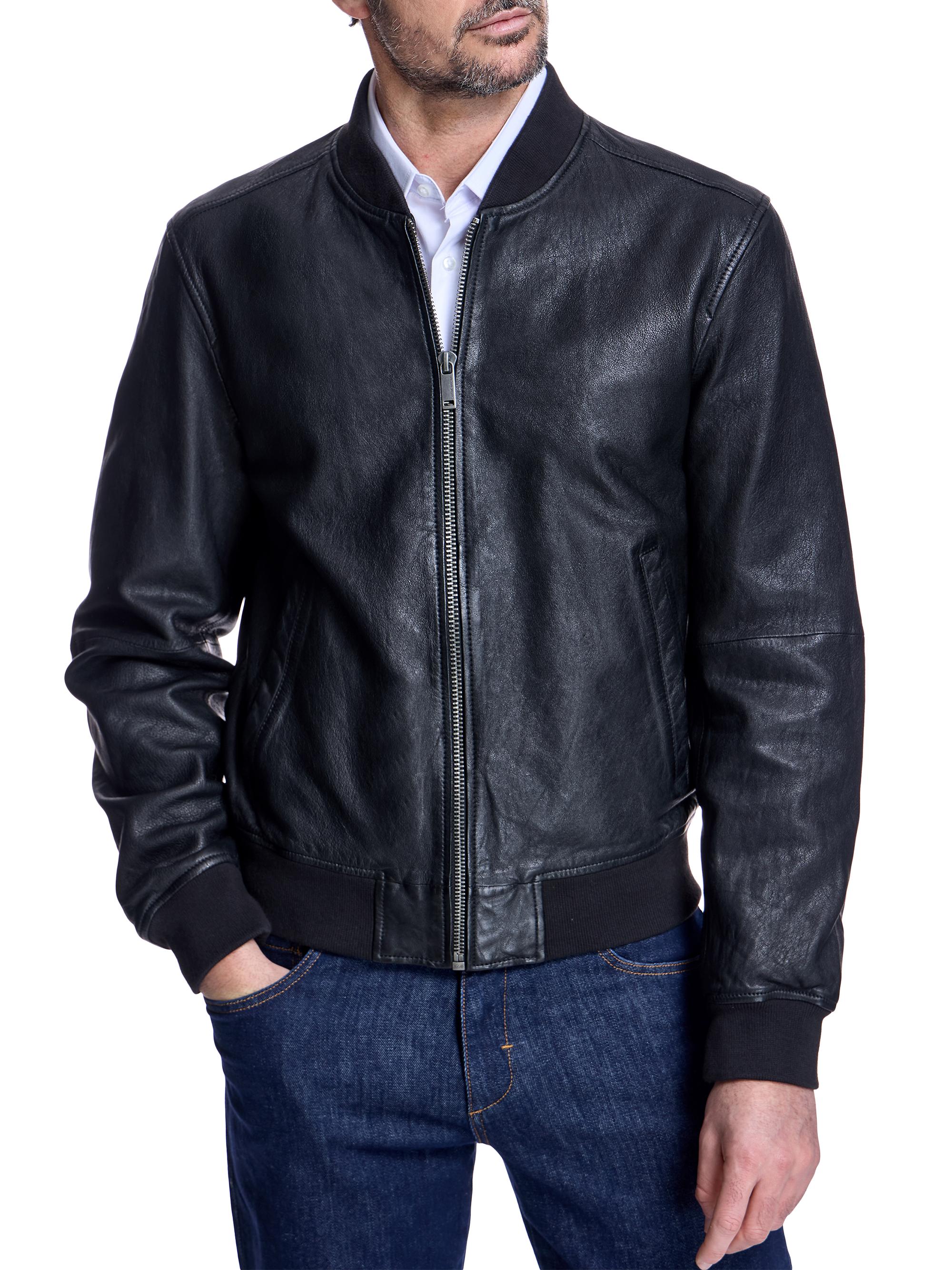 Maximilian Men's Leather Bomber Jacket | Saks Fifth Avenue