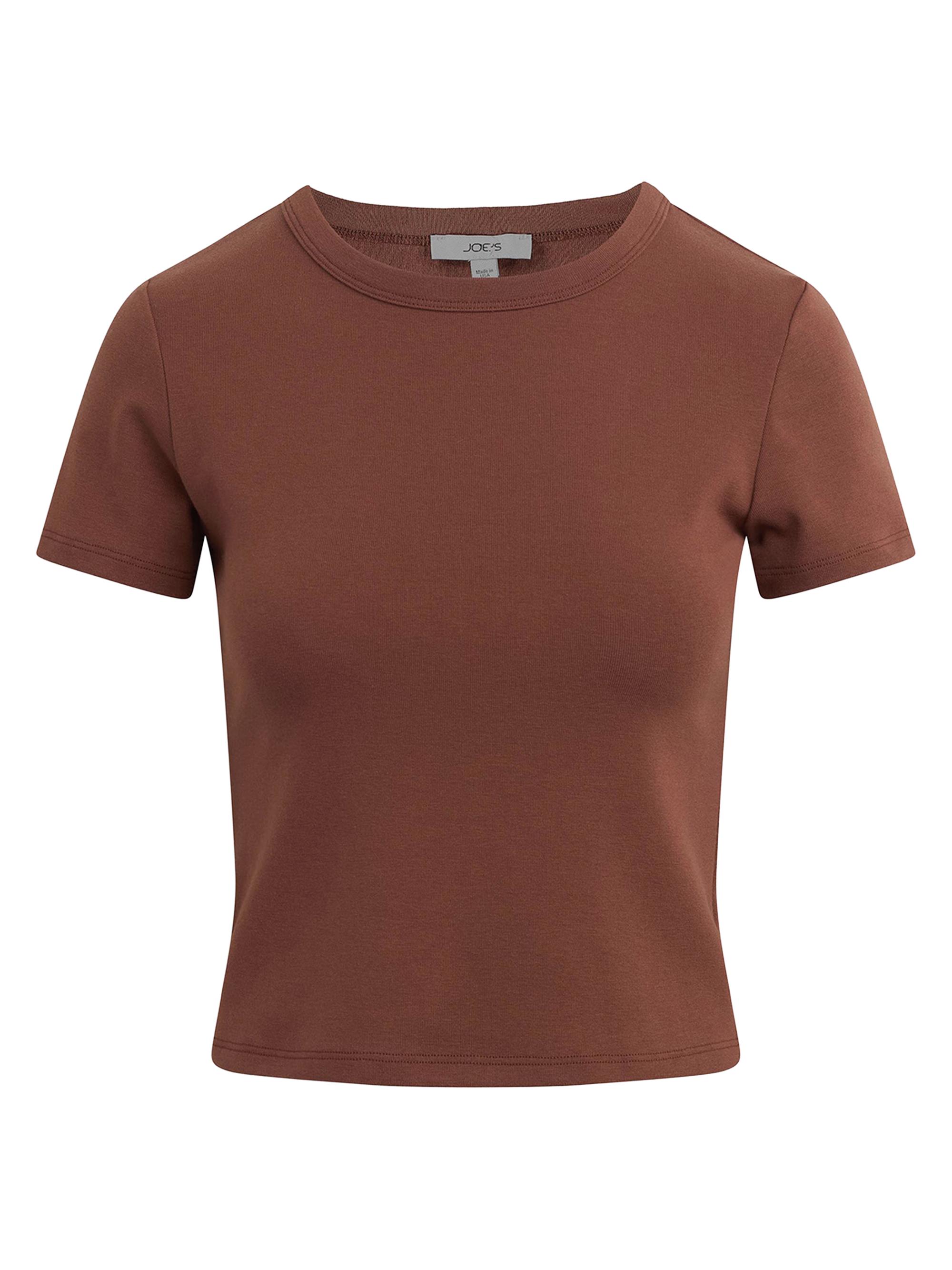 Joe's Jeans Women's The Baby Cotton-Blend T-Shirt - Macchiato - Size Small
