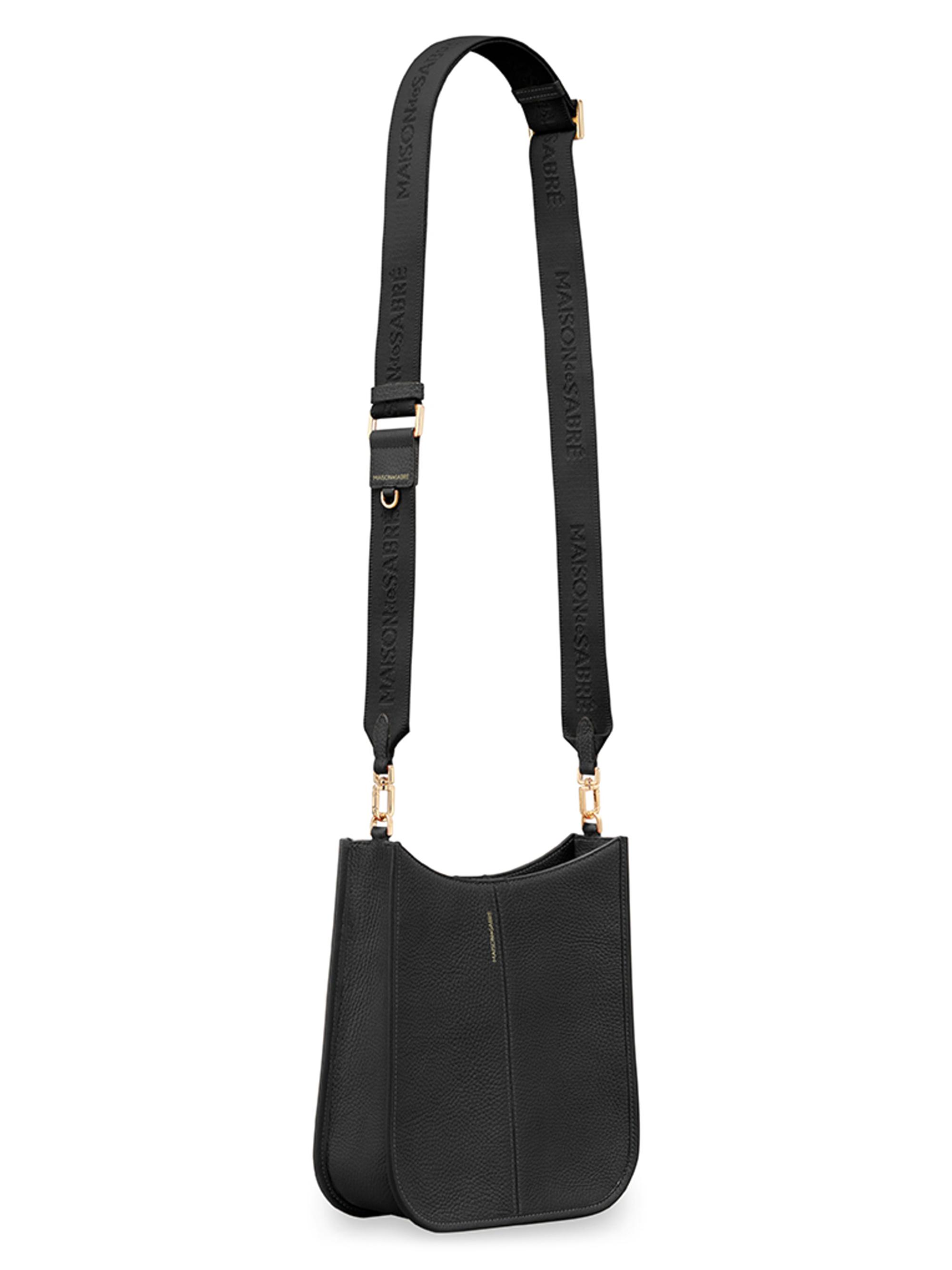 MAISON de SABRÉ ブラックレザーウエストポーチ MAISON de SABRÉ