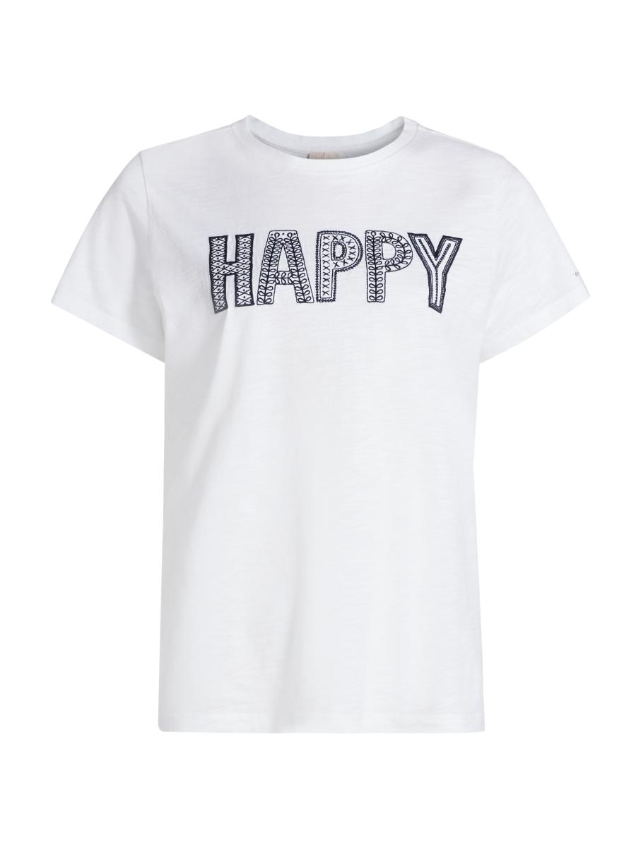 Cinq a Sept ★ ロゴ ストレッチ コットン Tシャツ Cinq à Sept Logo Stretch-Cotton T-Shirt | Saks Fifth Avenue