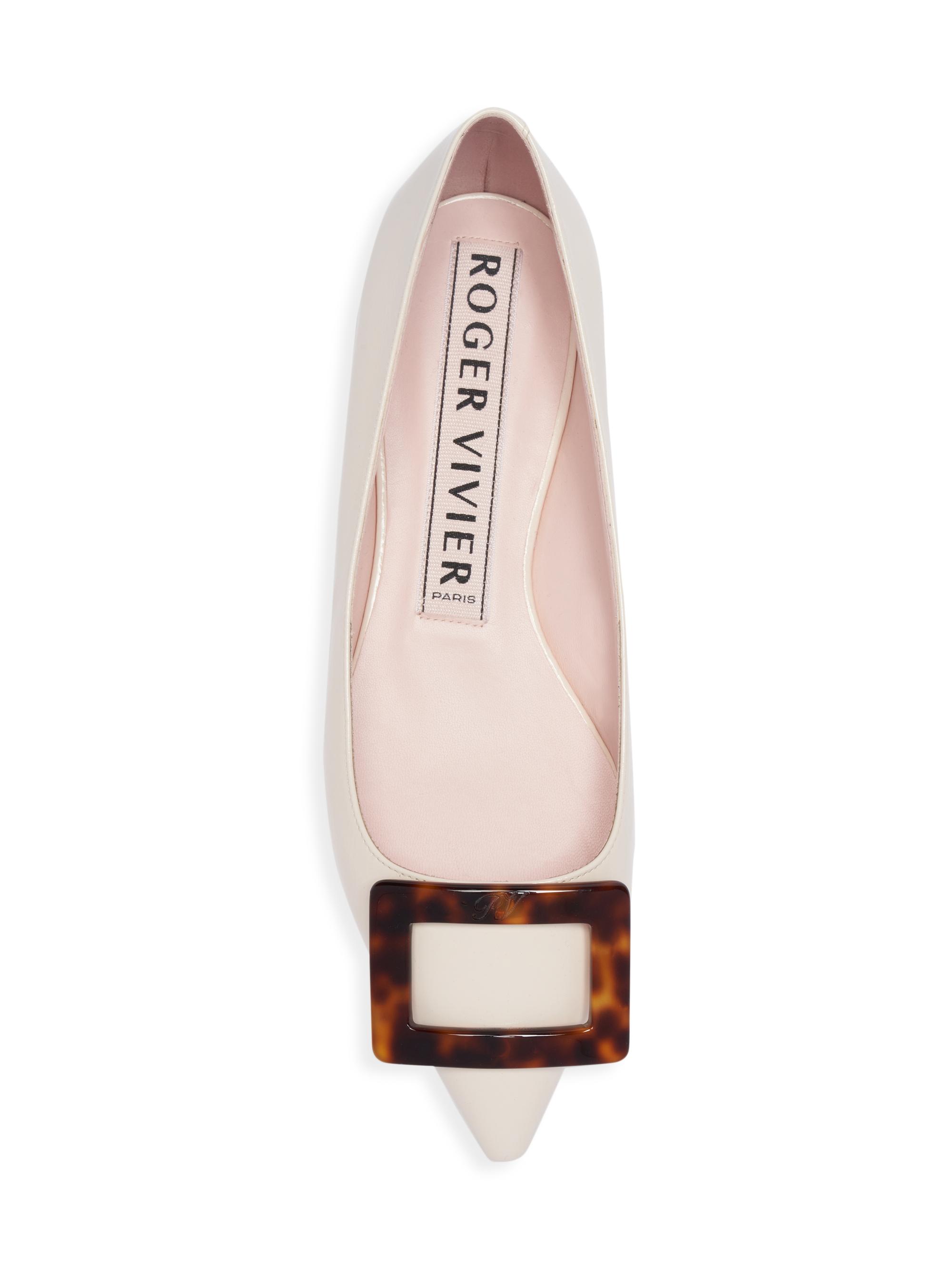 Roger Vivier Gommettine Turtle Ballerina Flats | Saks Fifth Avenue