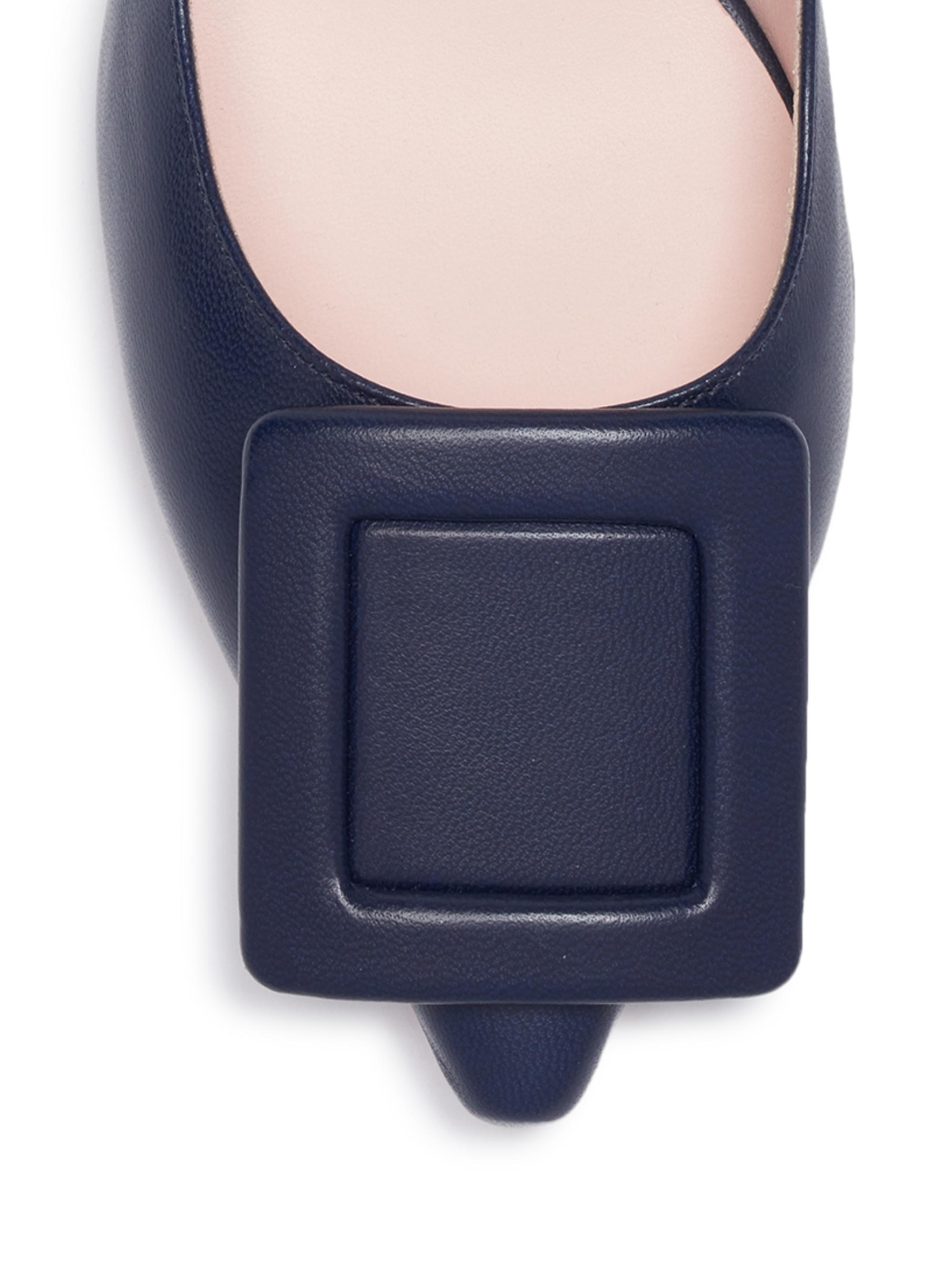 Roger Vivier Viv In The City 65MM Leather Pumps | Saks Fifth Avenue