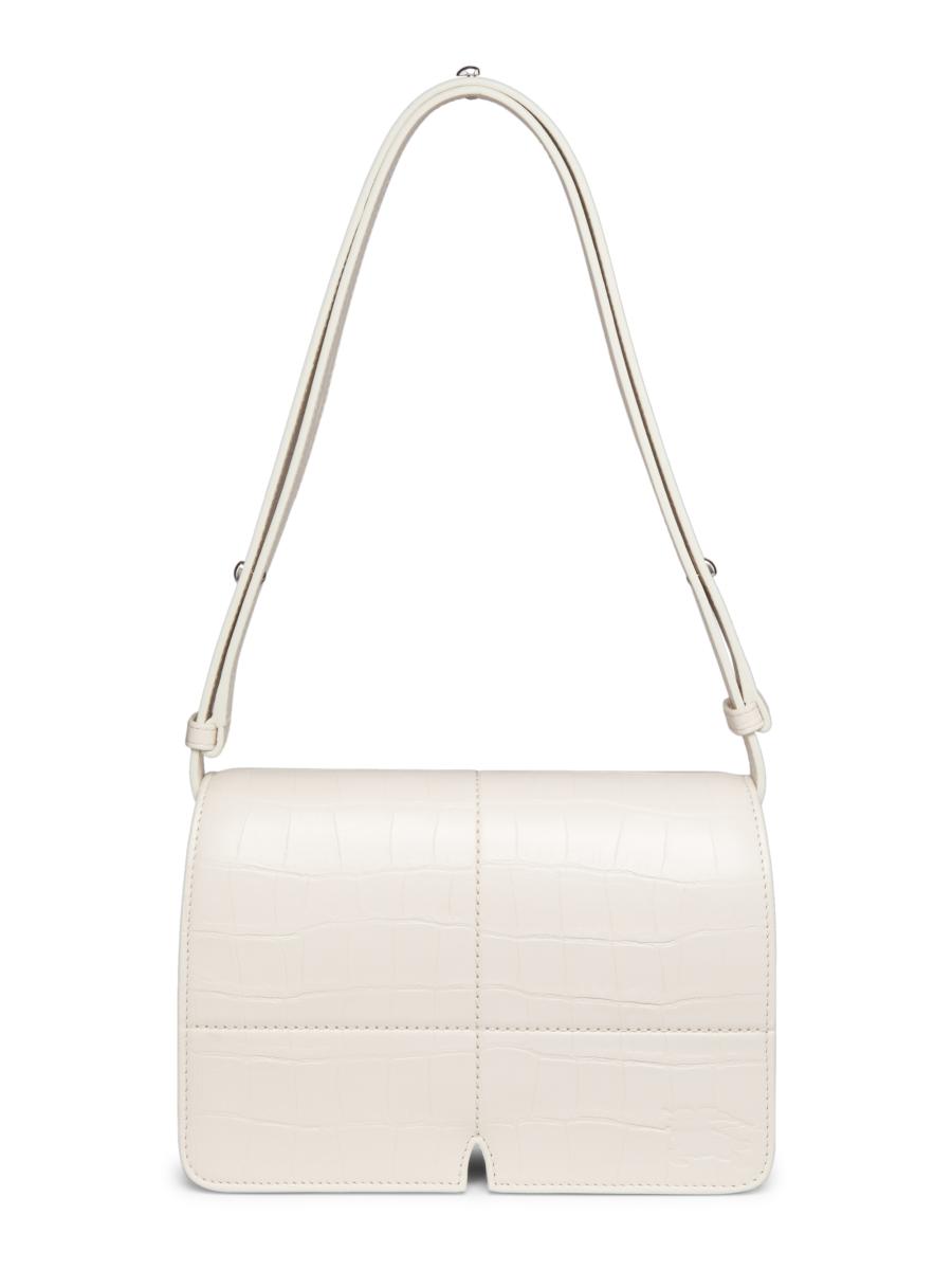 【関税&送料込】Burberry Black Leather Snip Shoulder Bag Burberry Snip Leather Crossbody Bag | Black | FARFETCH
