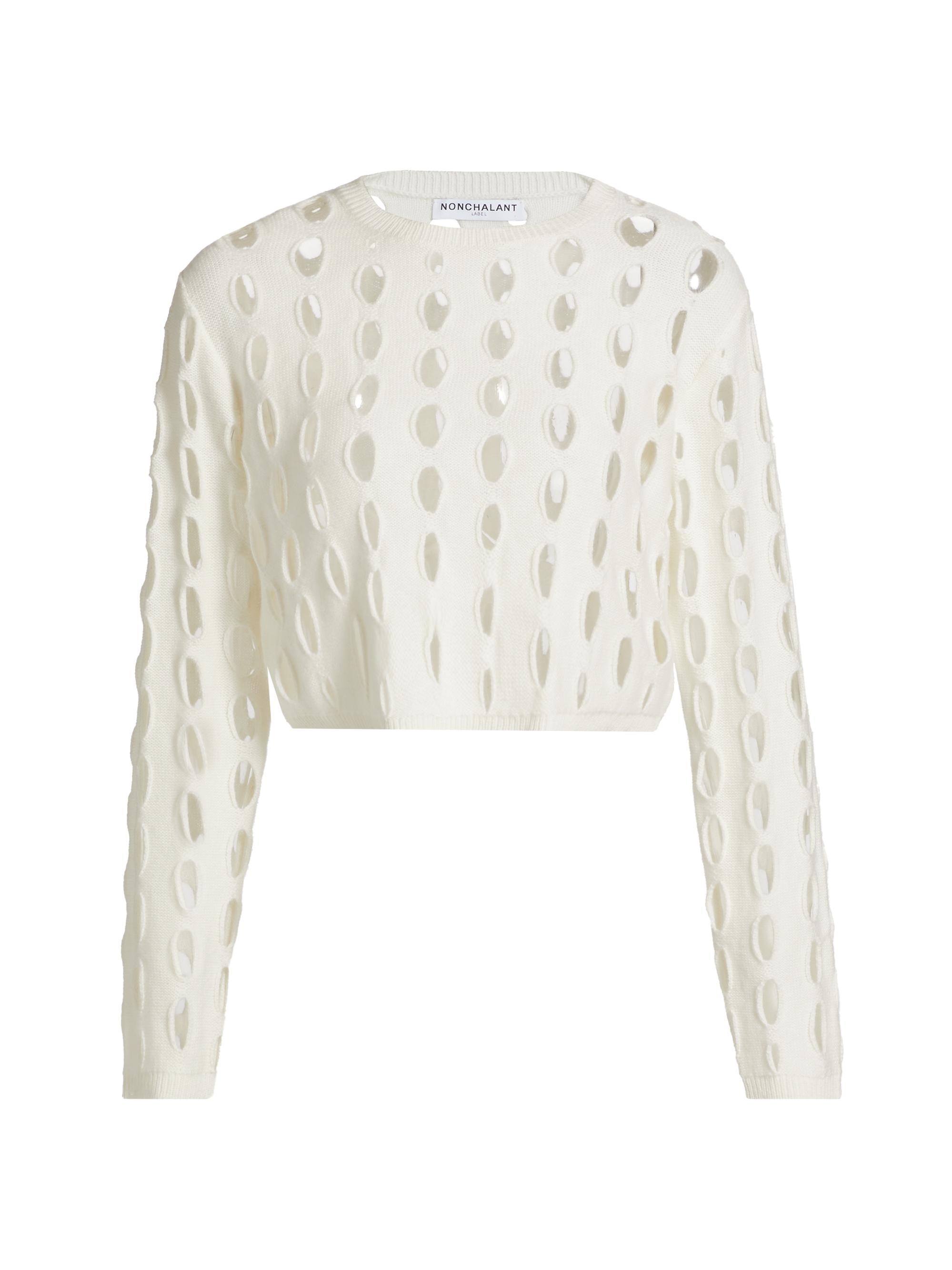 Nonchalant Label Women's Aria Cropped Sweater -
