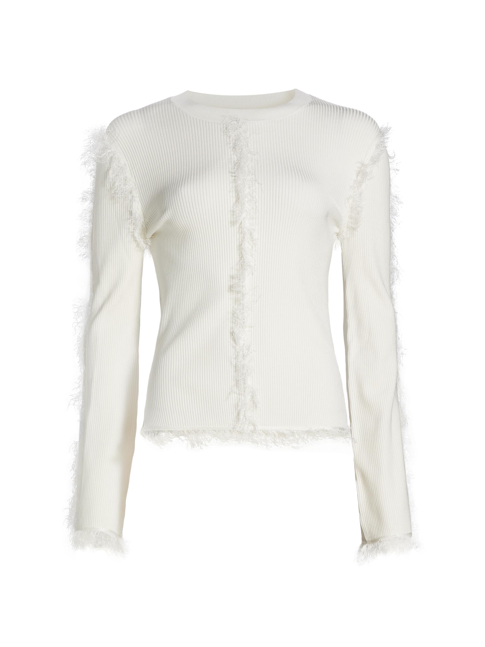 Nonchalant Label Alma Fringe-Seam Top | Saks Fifth Avenue